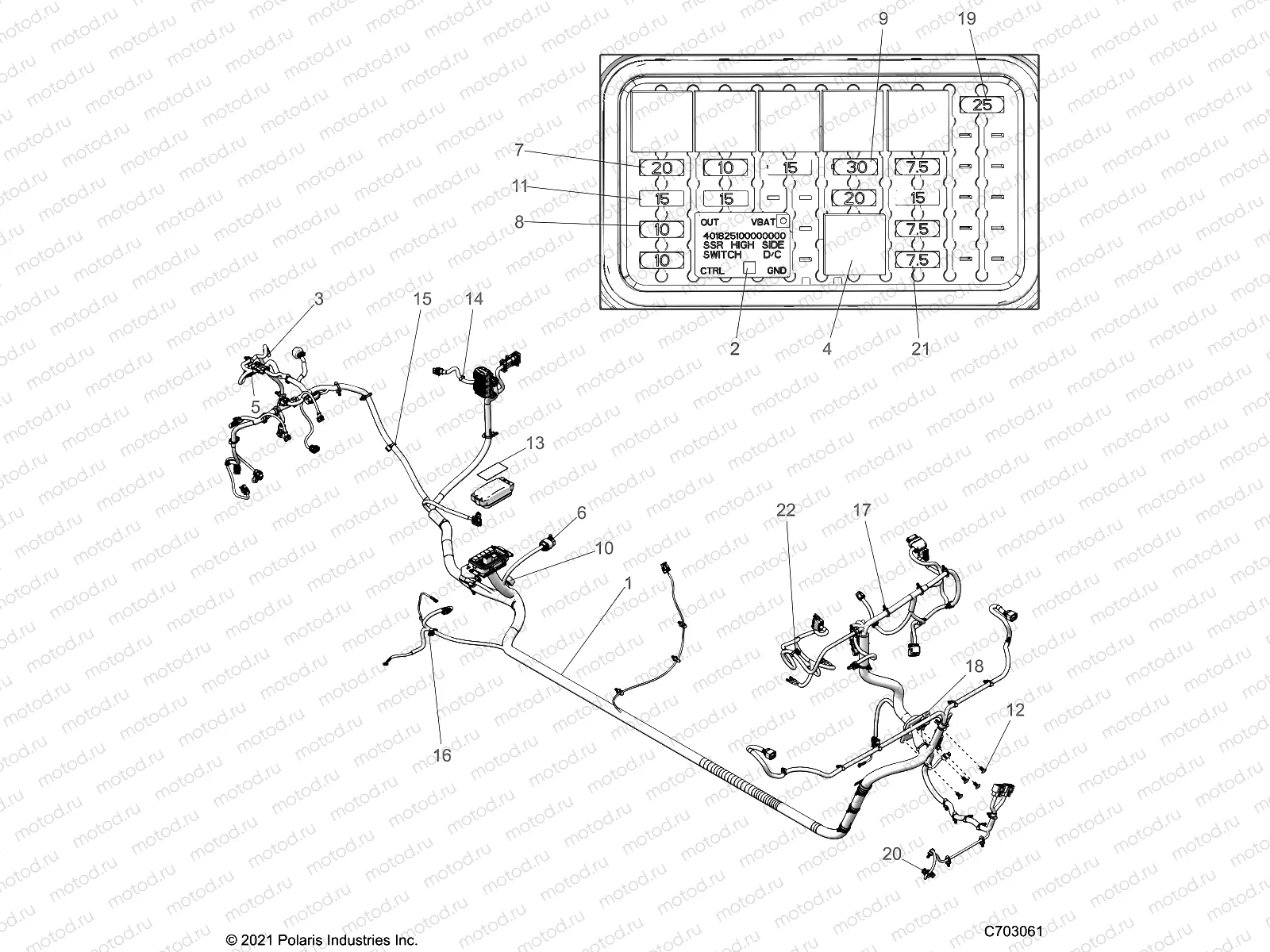 ELECTRICAL | ELECTRICAL, WIRE HARNESS - R23T6E99ND (C703061)