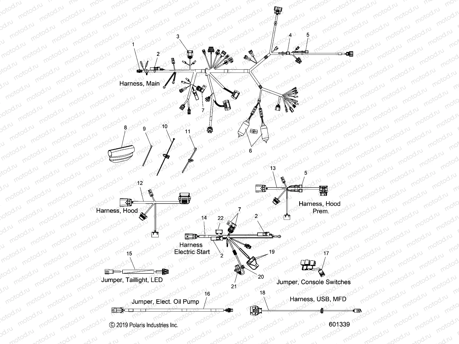 ELECTRICAL | ELECTRICAL, WIRE HARNESS - S20EFK6PS/6PEB (601339)