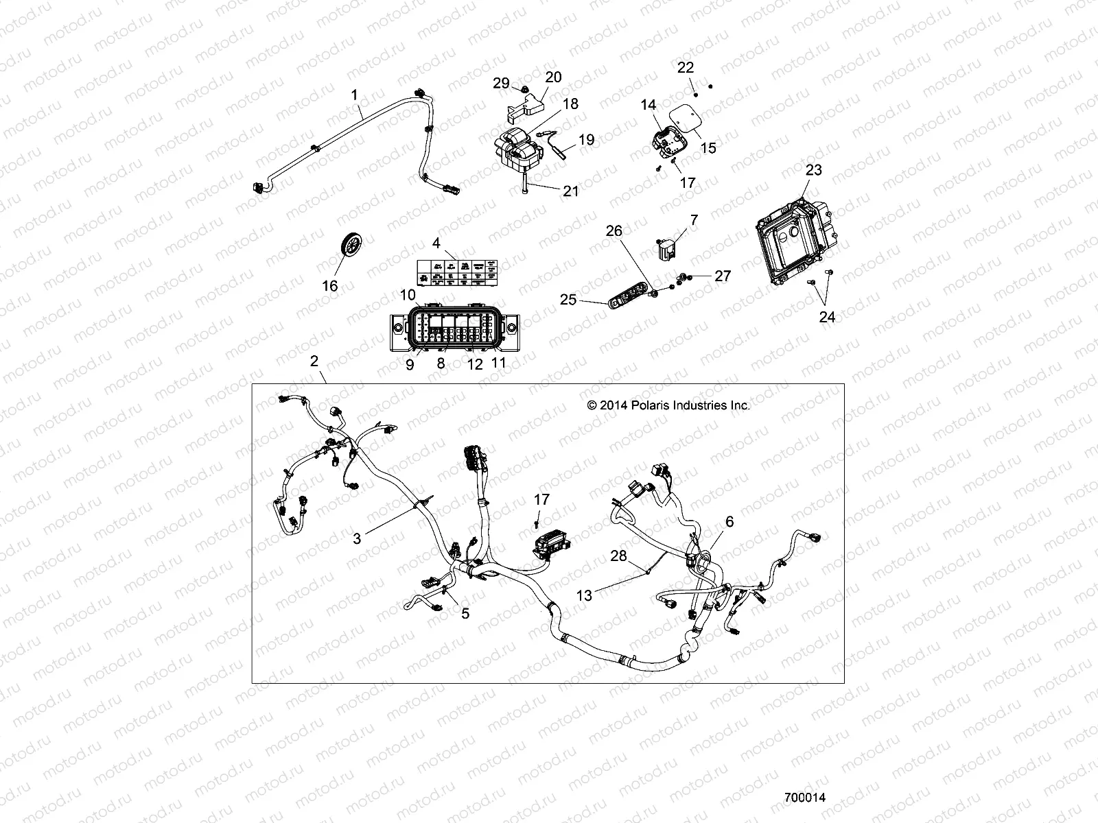 ELECTRICAL | ELECTRICAL, WIRE HARNESS - Z15VCE87AT/AV (700014)