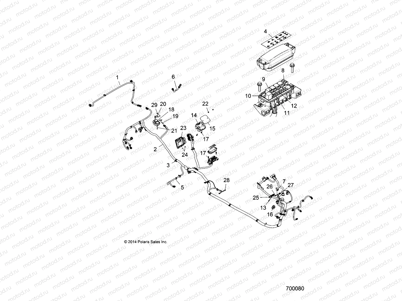 ELECTRICAL | ELECTRICAL, WIRE HARNESS - Z15VFE99AT/AV/AP (700080)