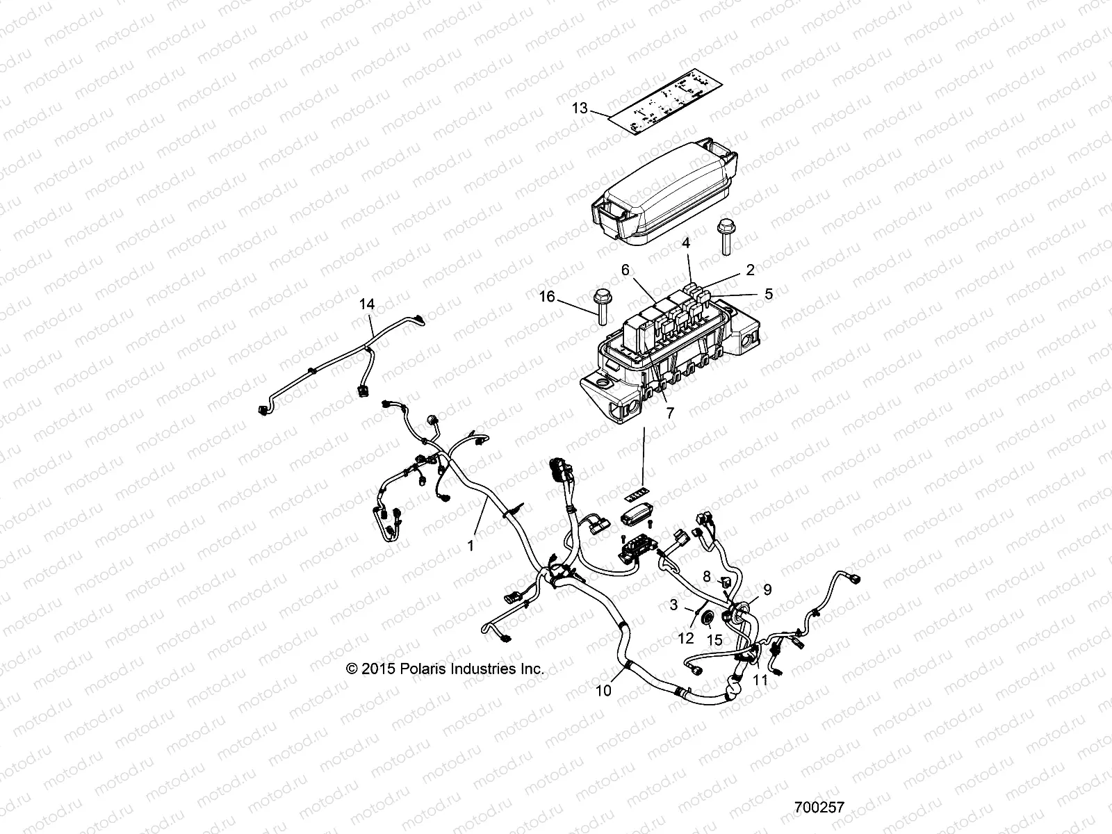 ELECTRICAL | ELECTRICAL, WIRE HARNESS - Z16VAA87A2 (700257)
