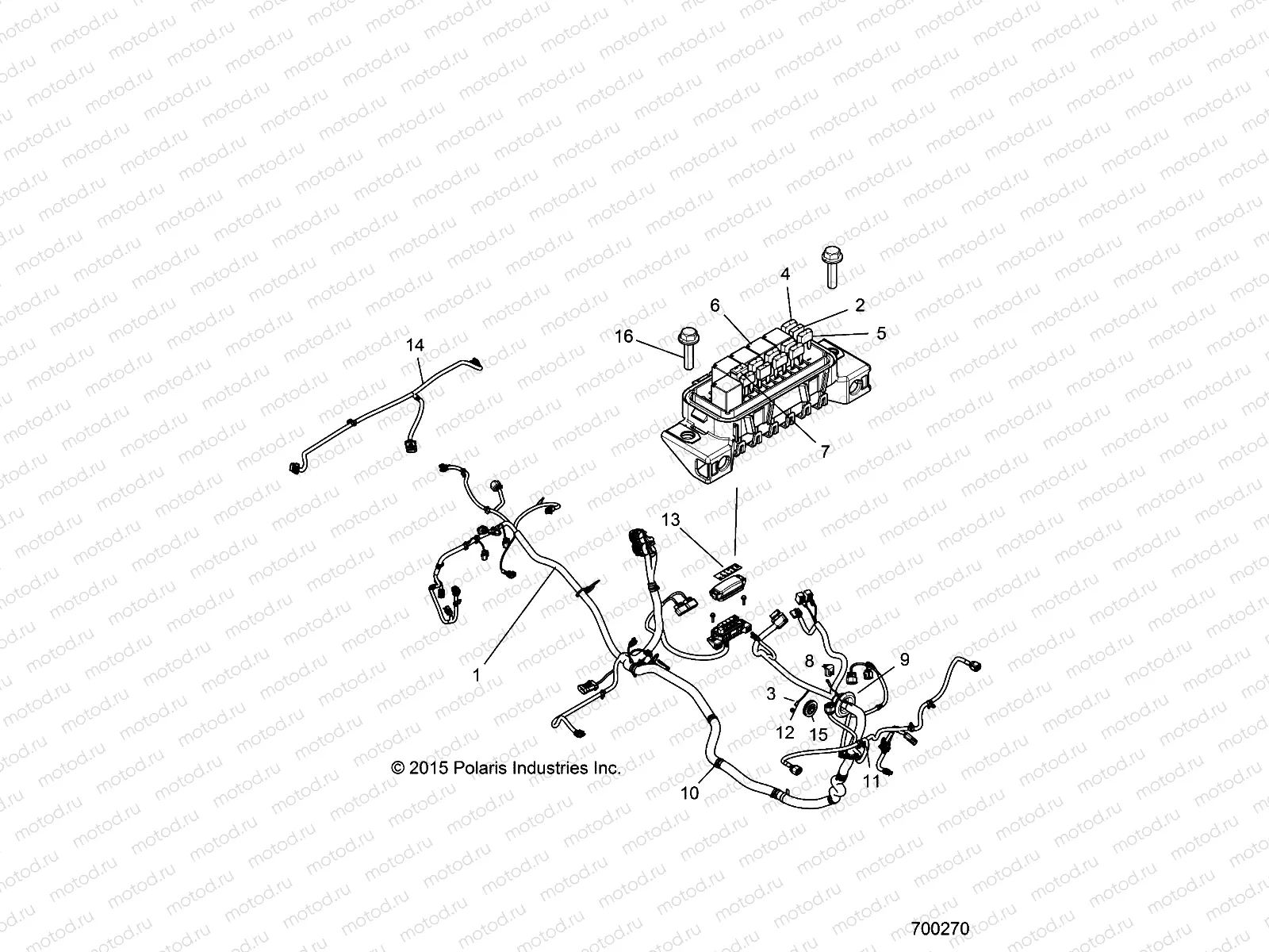 ELECTRICAL | ELECTRICAL, WIRE HARNESS - Z16VBE99AK/AW/AB (700270)