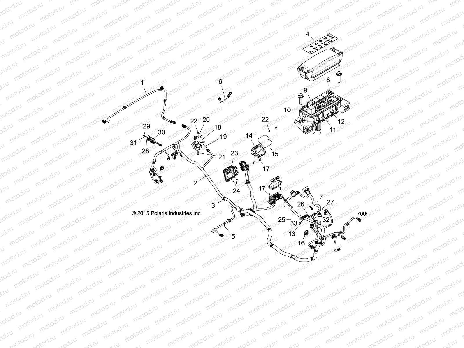 ELECTRICAL | ELECTRICAL, WIRE HARNESS - Z16VDE99FM/NM (700587)