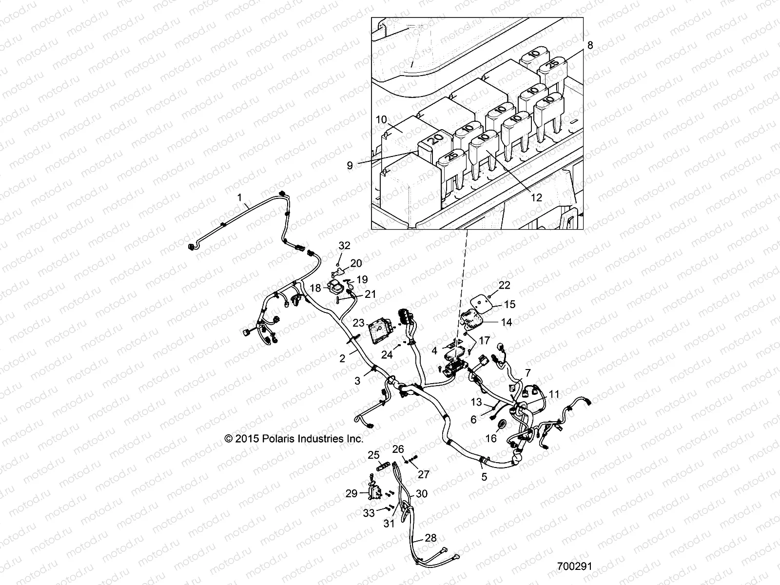 ELECTRICAL | ELECTRICAL, WIRE HARNESS - Z16VDM99AM (700291)
