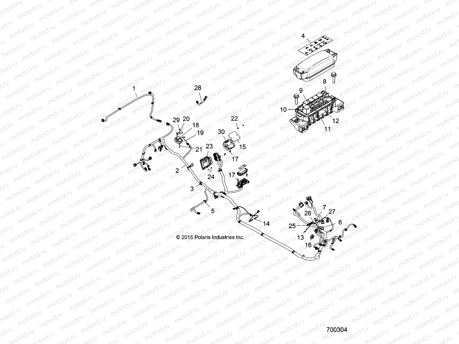 ELECTRICAL | ELECTRICAL, WIRE HARNESS - Z16VFE99AF/AS/AM (700304)