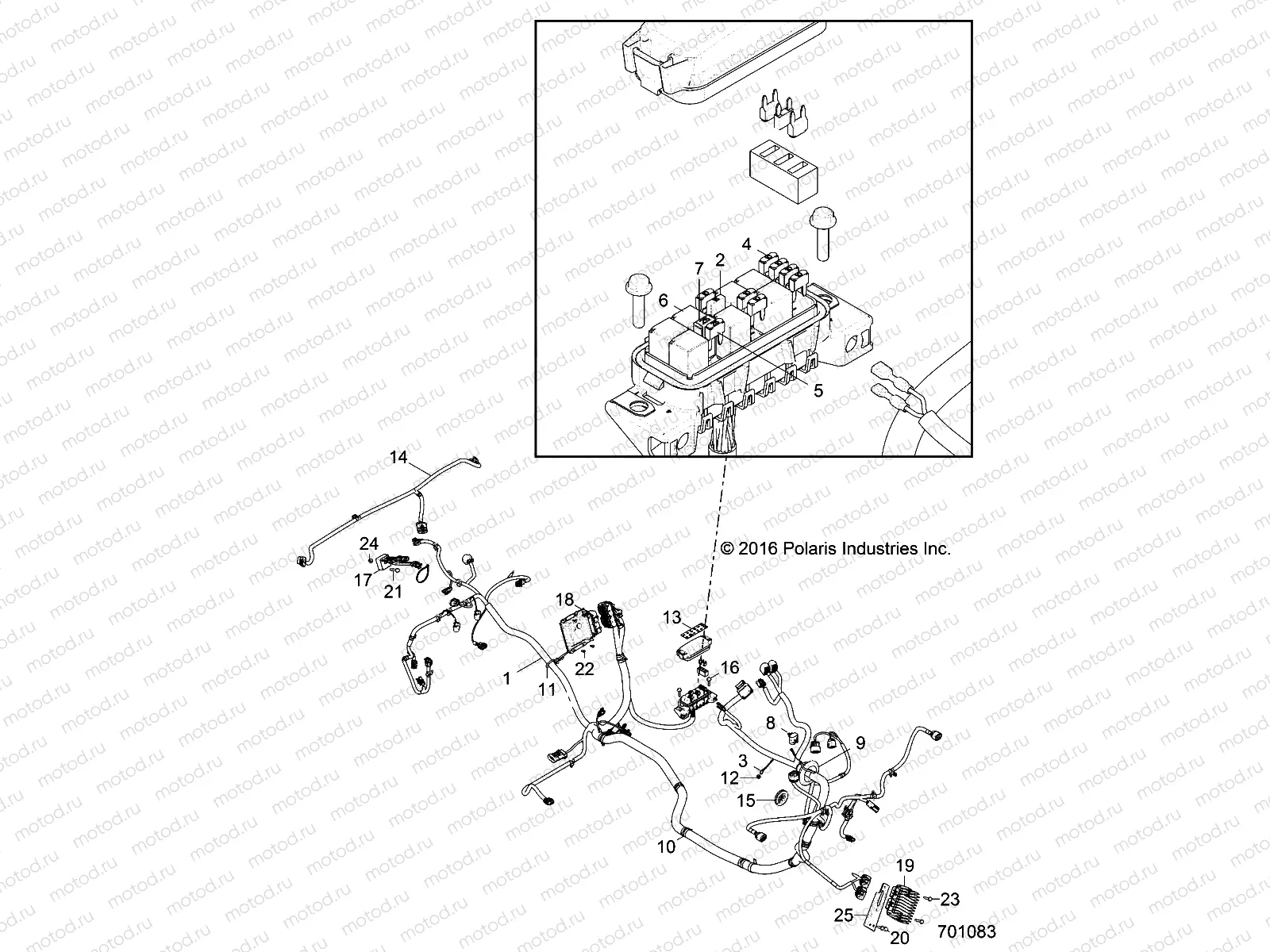 ELECTRICAL | ELECTRICAL, WIRE HARNESS - Z17VAA87AB/E87AK (701083)