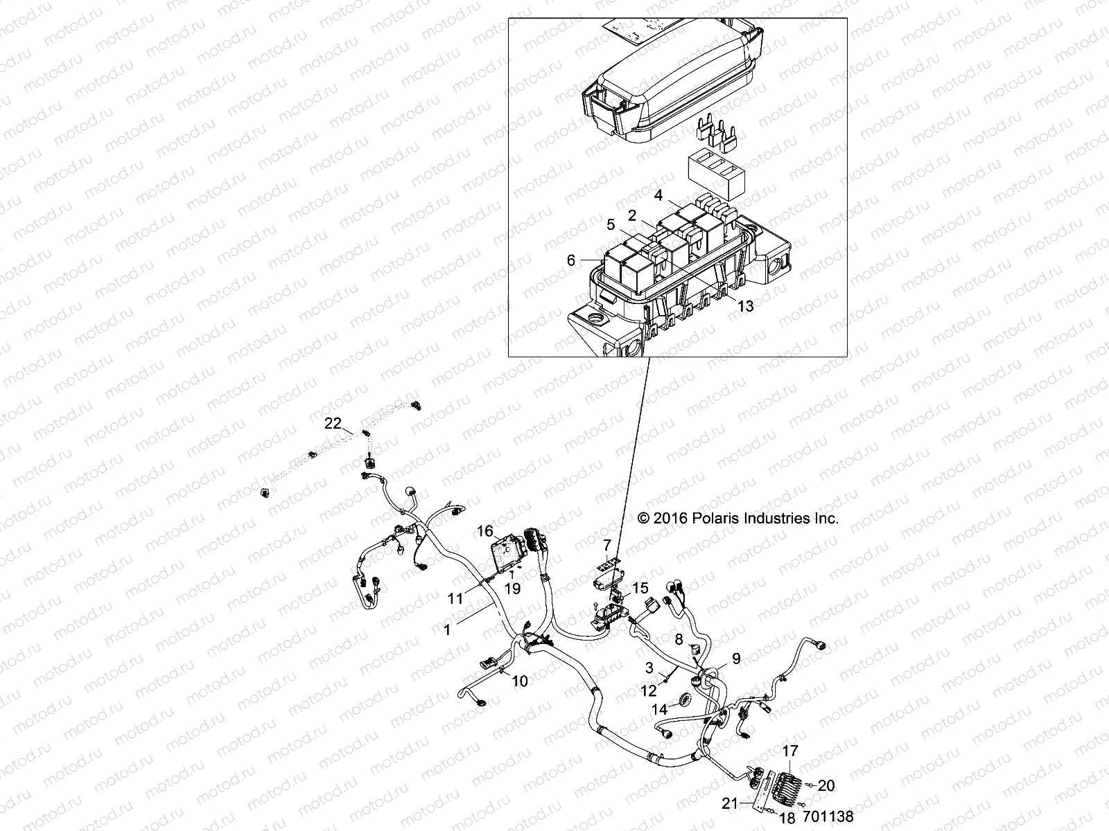 ELECTRICAL | ELECTRICAL, WIRE HARNESS - Z17VBE87AB/AK/AM/LK (701138)