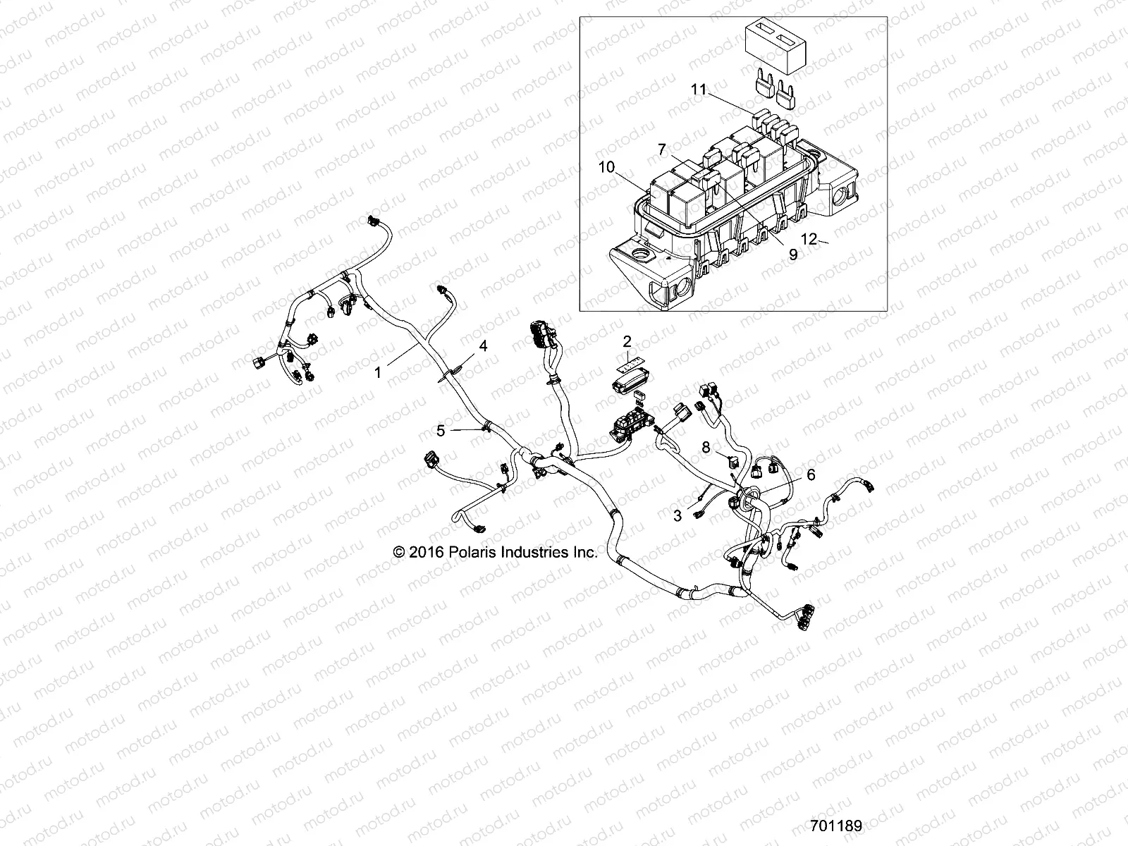 ELECTRICAL | ELECTRICAL, WIRE HARNESS - Z17VDR99AZ (701189)