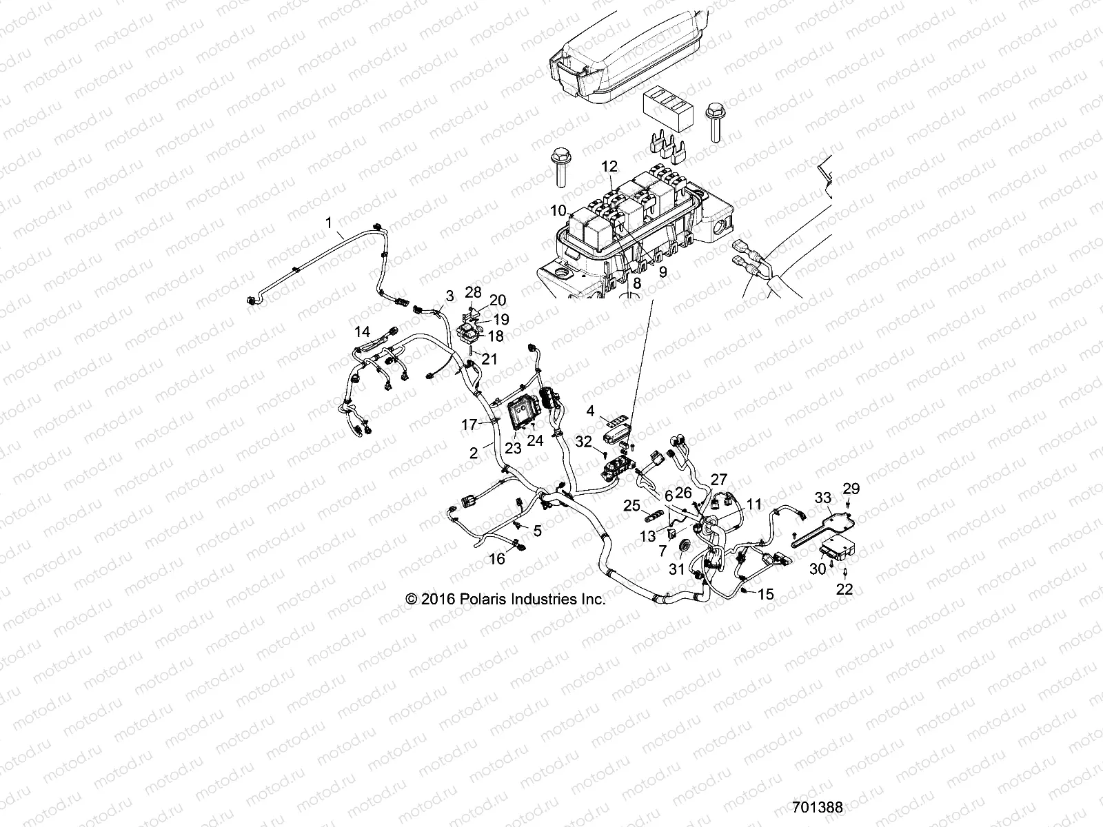 ELECTRICAL | ELECTRICAL, WIRE HARNESS - Z17VFE92AK/AM/AB (701388)