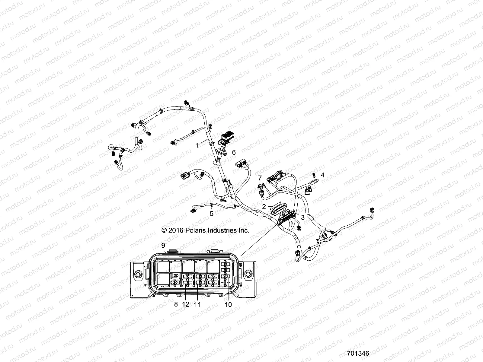 ELECTRICAL | ELECTRICAL, WIRE HARNESS - Z17VHA57A2 (701346)