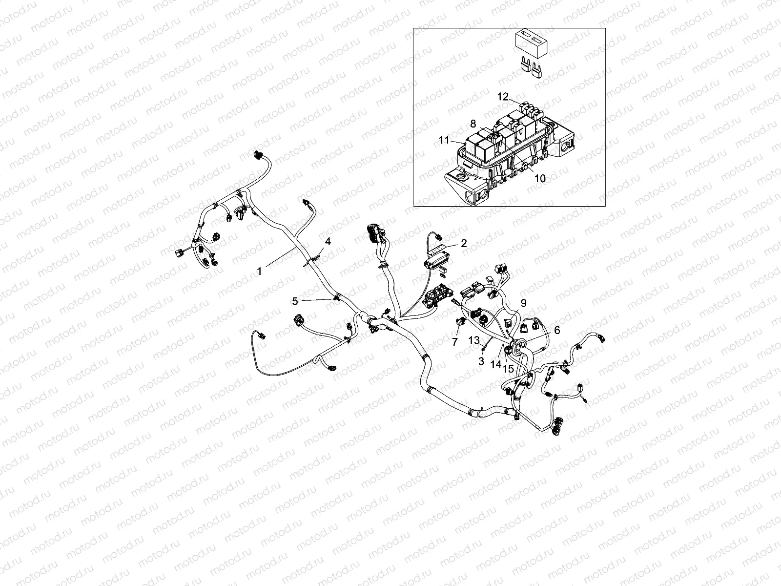 ELECTRICAL | ELECTRICAL, WIRE HARNESS - Z18VDK99AK/BK (702027)