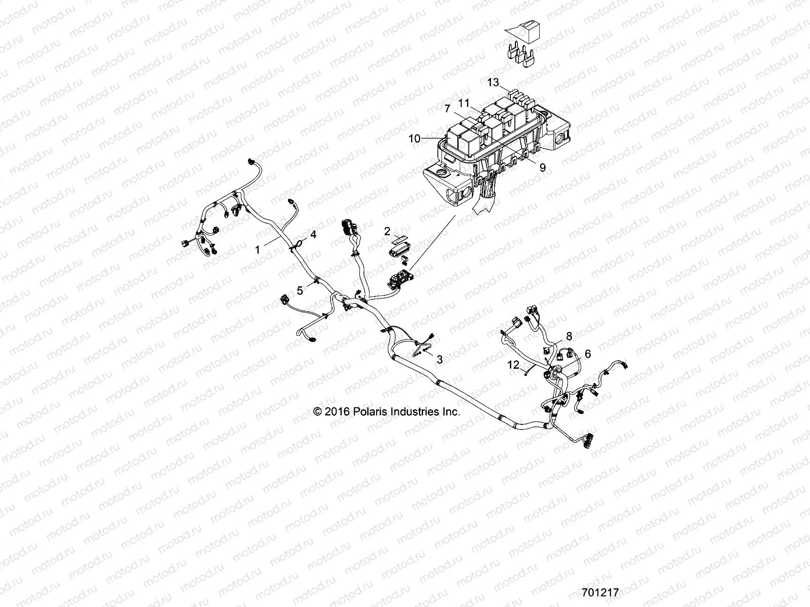 ELECTRICAL | ELECTRICAL, WIRE HARNESS - Z18VFE99BK/BW (701217)