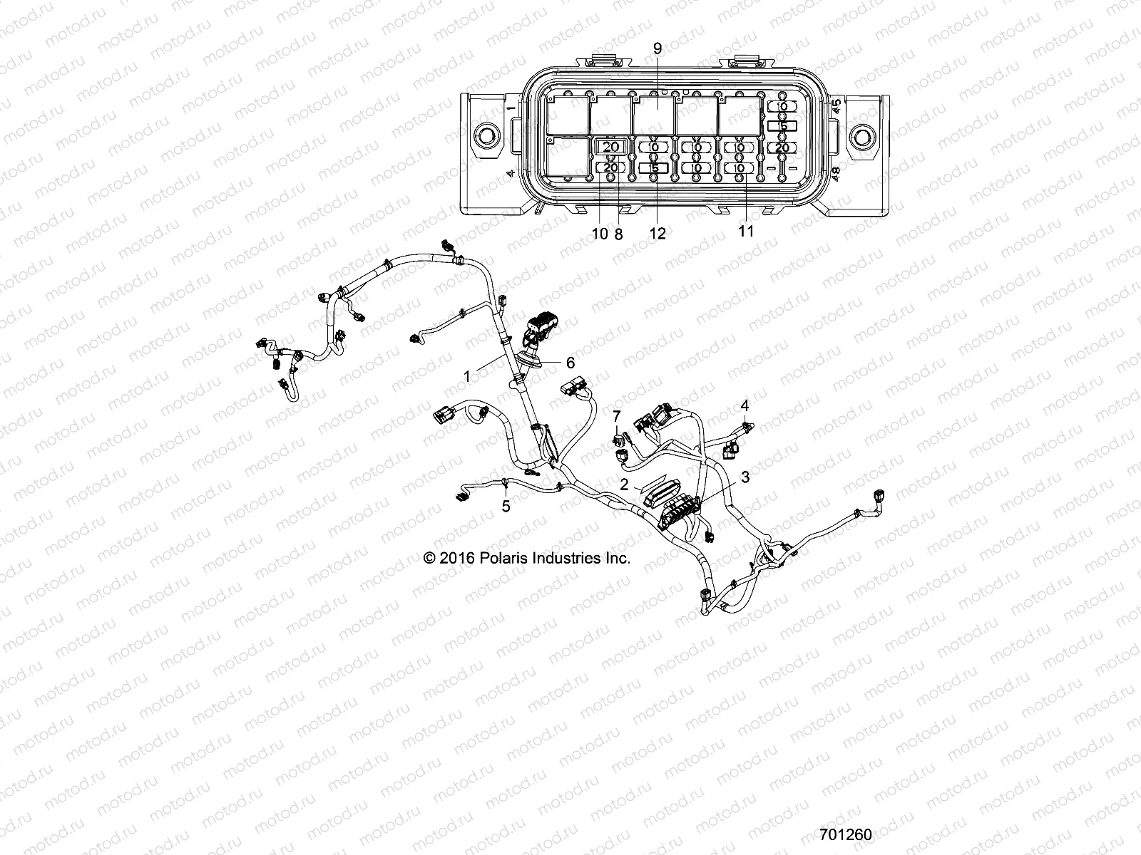 ELECTRICAL | ELECTRICAL, WIRE HARNESS - Z18VHE57BV (701260)