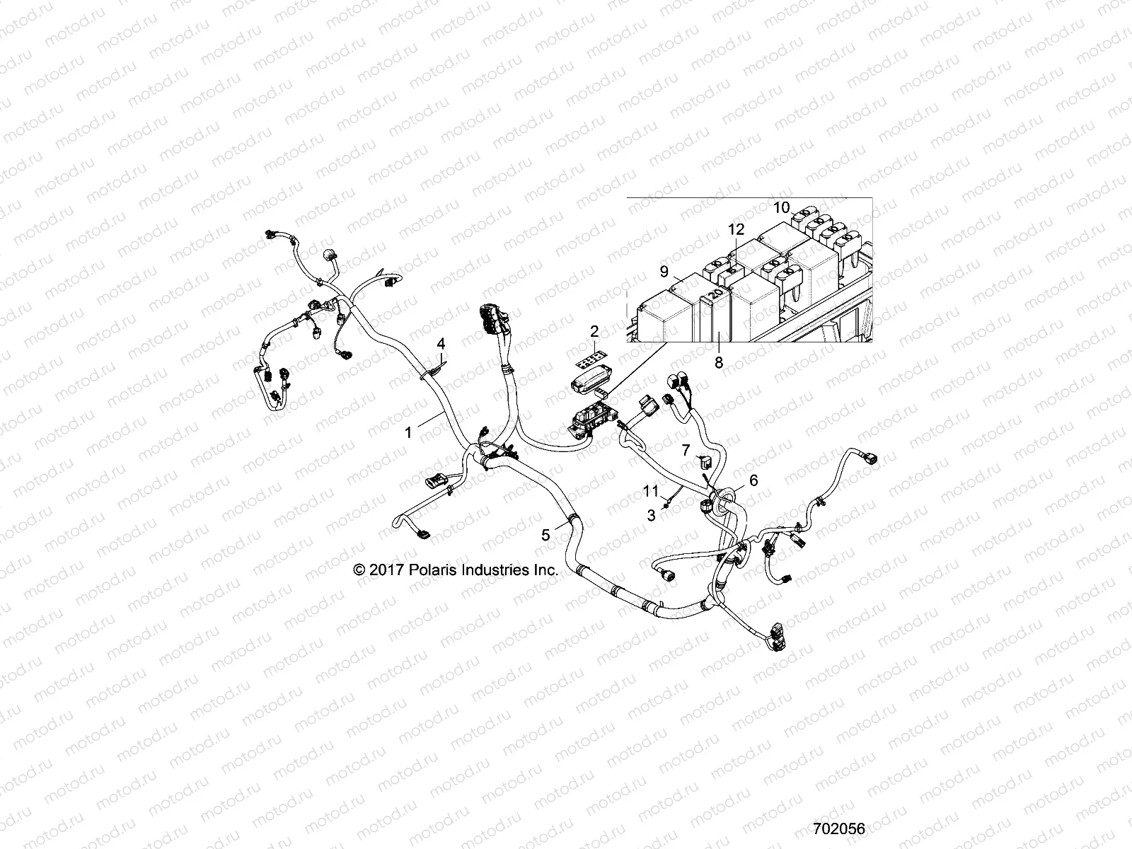 ELECTRICAL | ELECTRICAL, WIRE HARNESS - Z20A5A87B2 (702056)