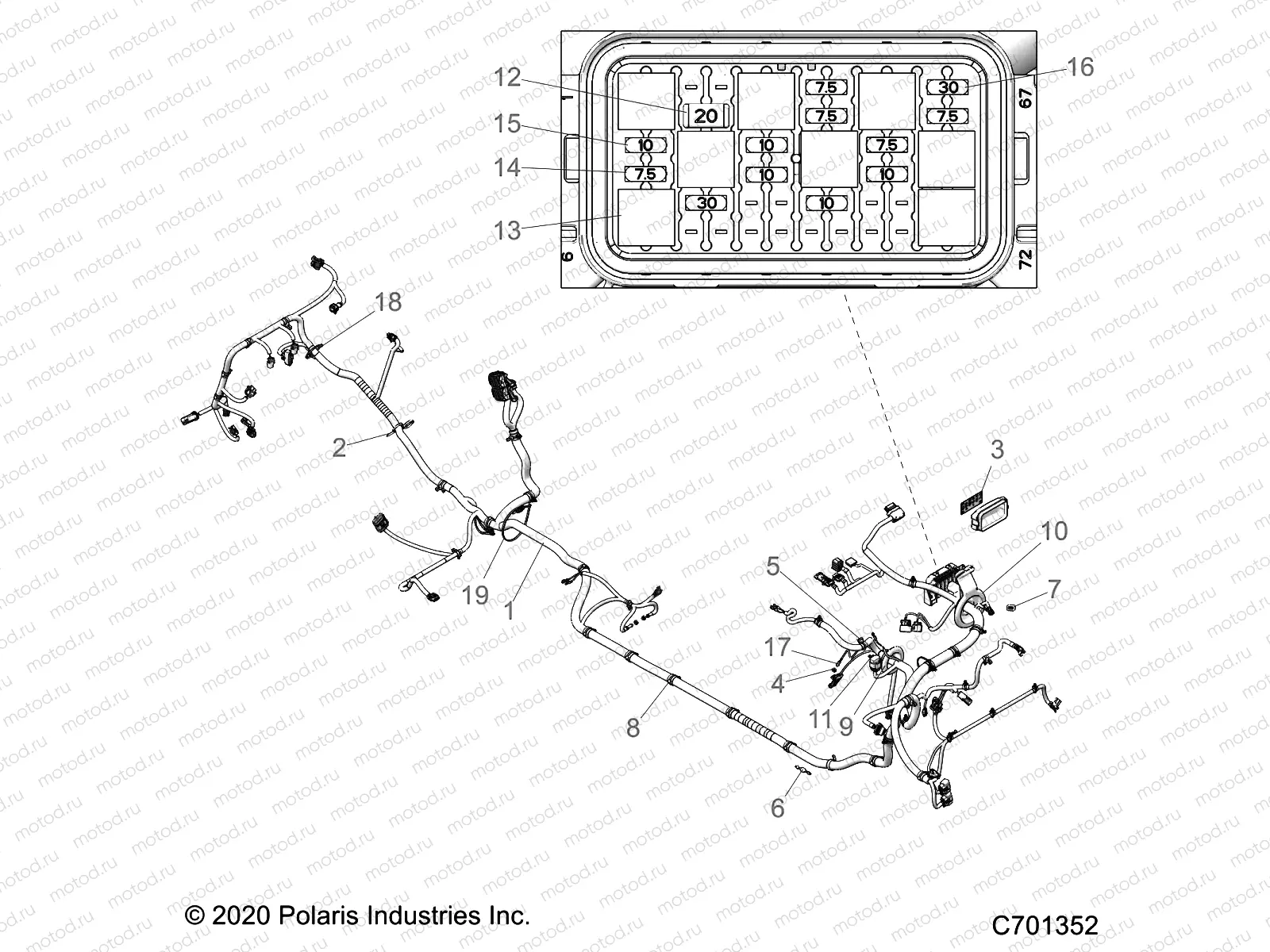 ELECTRICAL | ELECTRICAL, WIRE HARNESS - Z22N4E99NK (C701352)