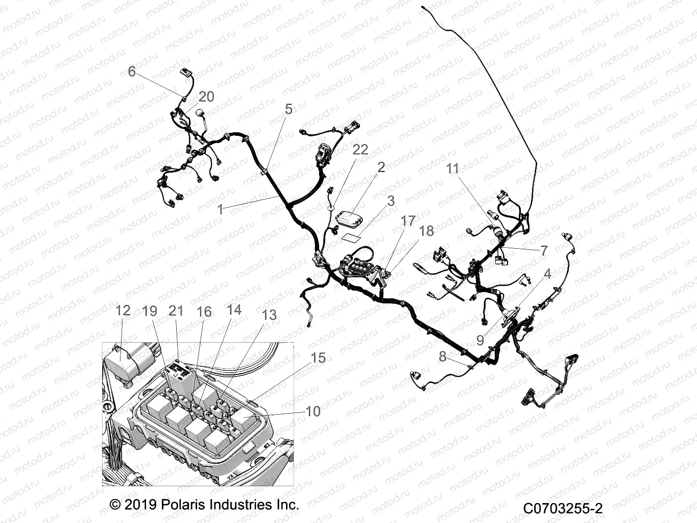 ELECTRICAL | ELECTRICAL, WIRE HARNESSES - D21BBP99A4/B4/FP99A4 (C0703255-2)