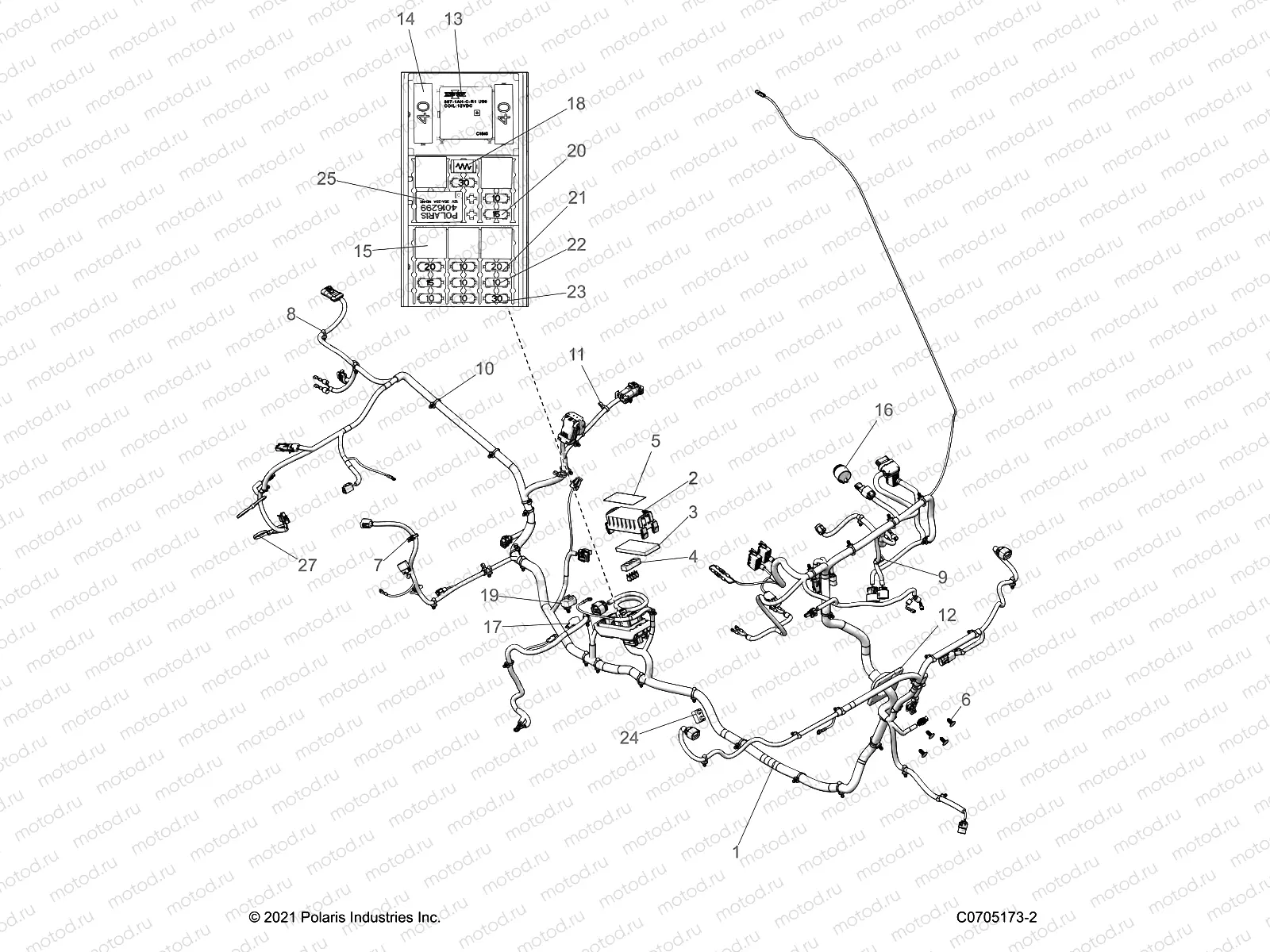 ELECTRICAL | ELECTRICAL, WIRE HARNESSES - D22P2AD4B4/ED4B4/FD4B4/GD4B4 (C0705173-2)
