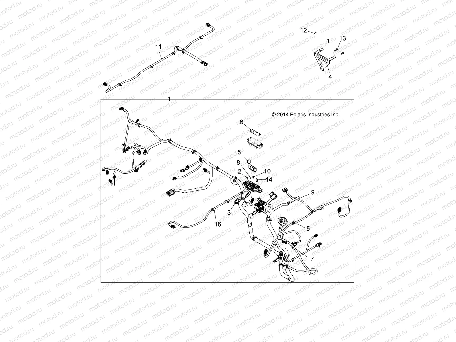 ELECTRICAL | ELECTRICAL, WIRE HARNESSES - L15U2NAGFA/MA (49LEVHARNESS15M)