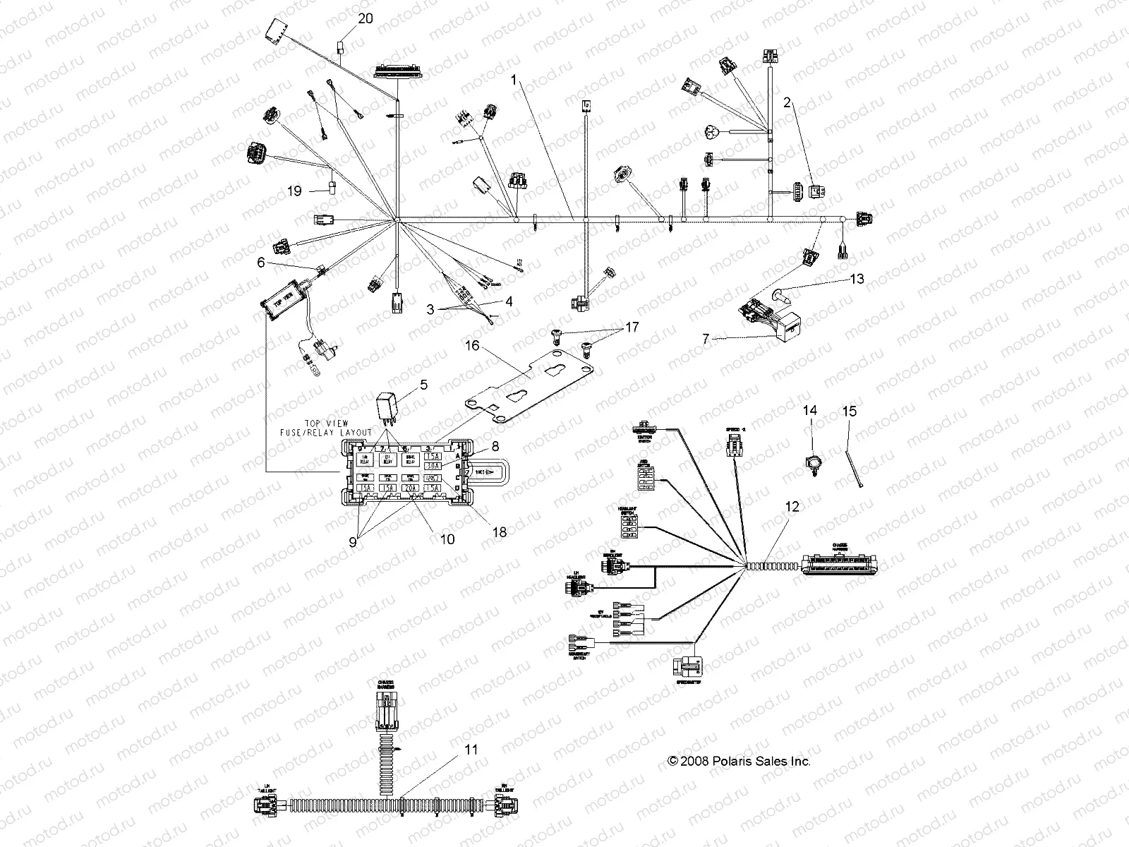 ELECTRICAL | ELECTRICAL, WIRE HARNESSES - R09HY68AN (49RGRHARNESS097004X4HY)