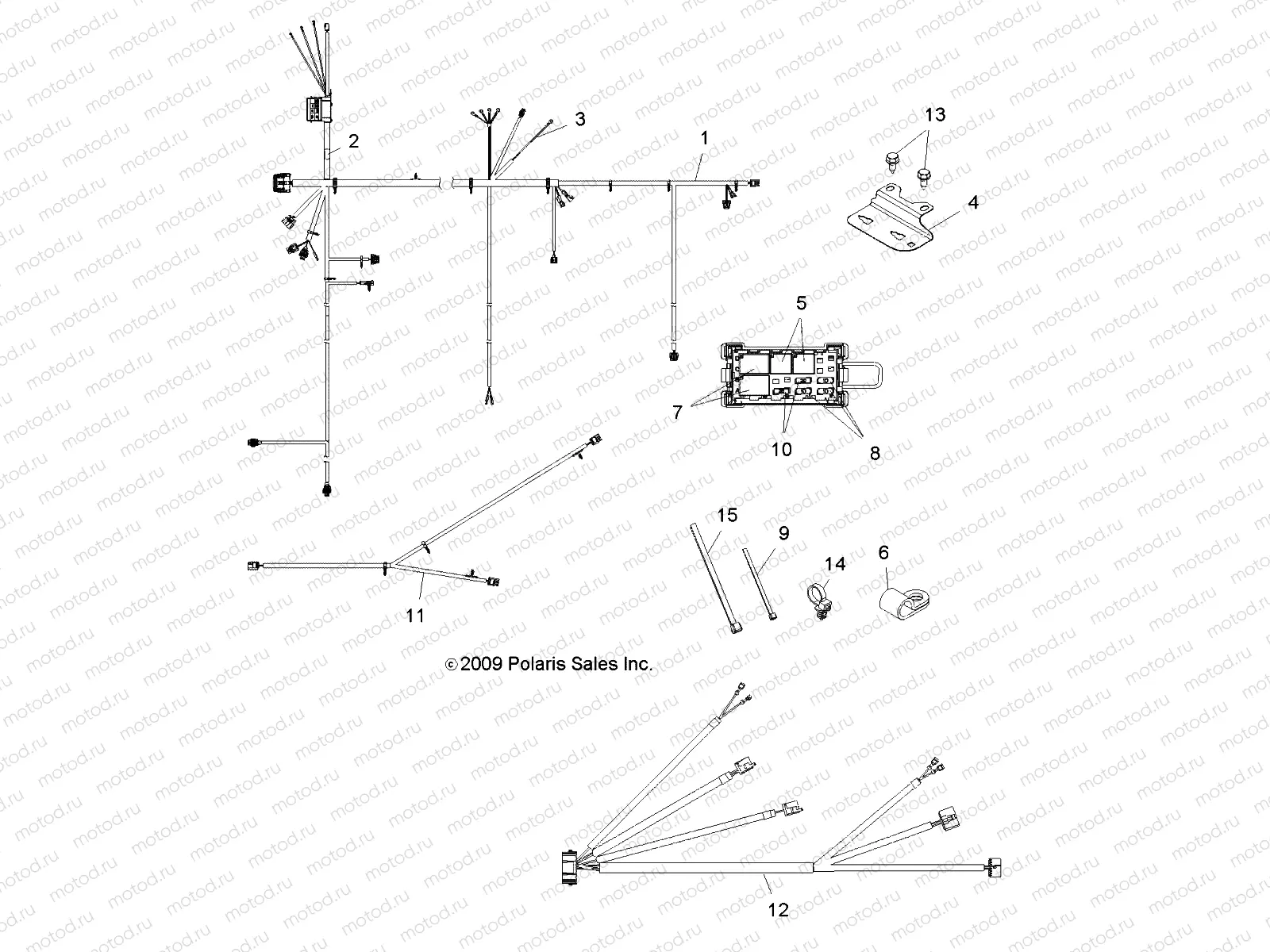 ELECTRICAL | ELECTRICAL, WIRE HARNESSES - R10RH45AG/AH/AR (49RGRHARNESS10)