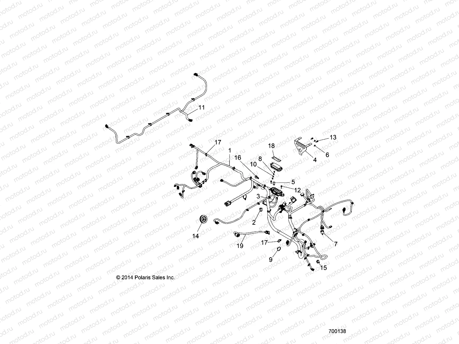 ELECTRICAL | ELECTRICAL, WIRE HARNESSES - R15RMA57FA (700138)
