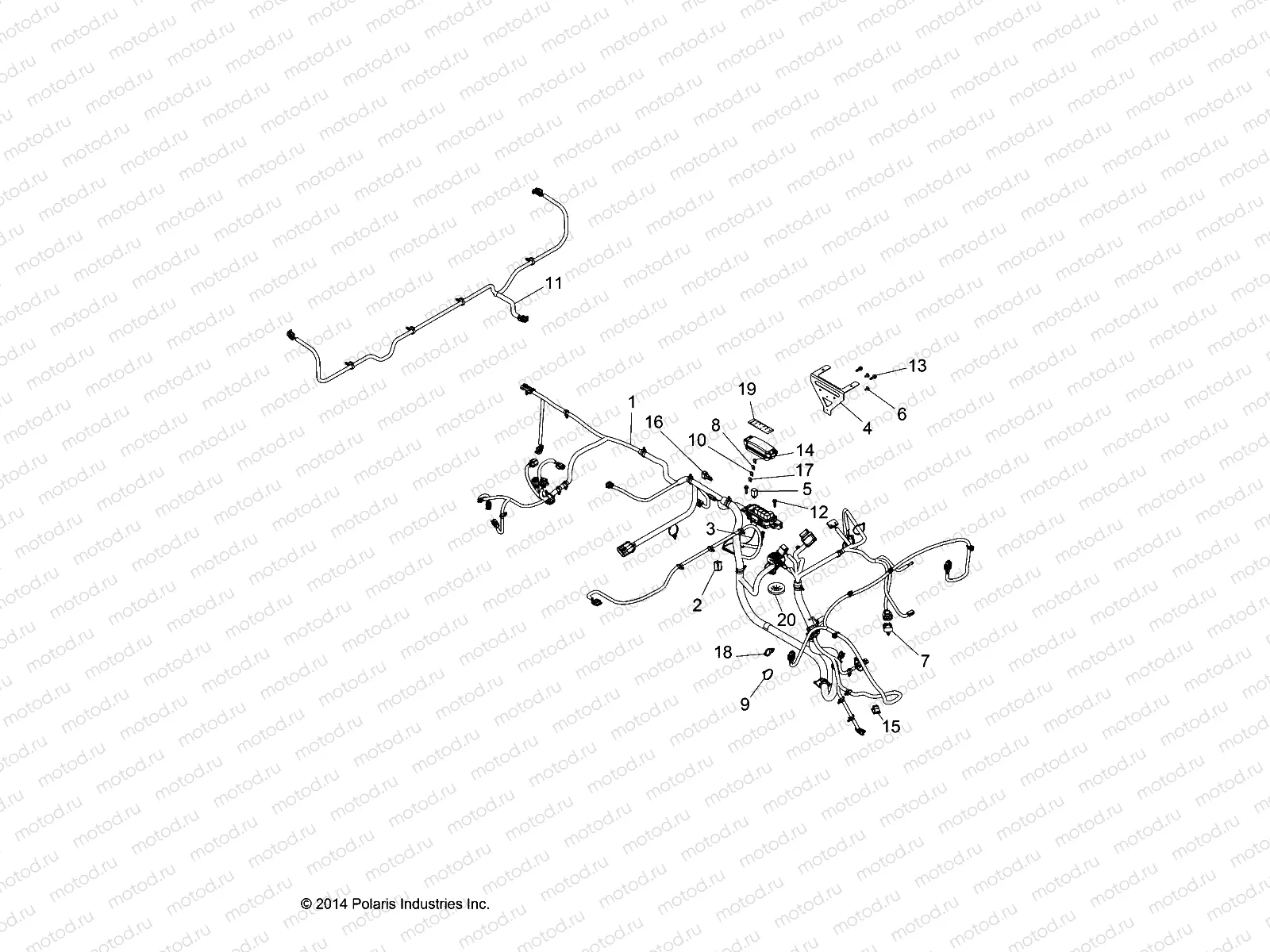 ELECTRICAL | ELECTRICAL, WIRE HARNESSES - R15RNA57AA/AC/AR/E57AS (49RGRHARNESS15570MC)