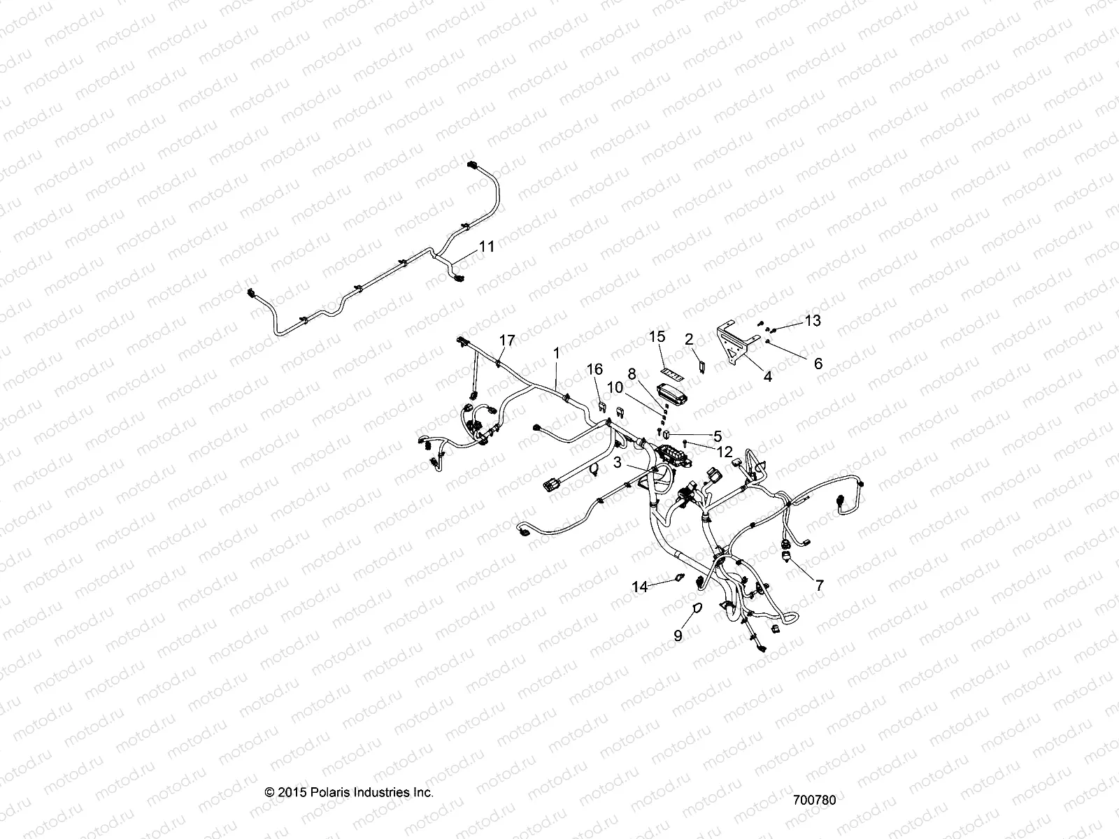 ELECTRICAL | ELECTRICAL, WIRE HARNESSES - R16RCA57A1/A4/B1/B4 (700780)
