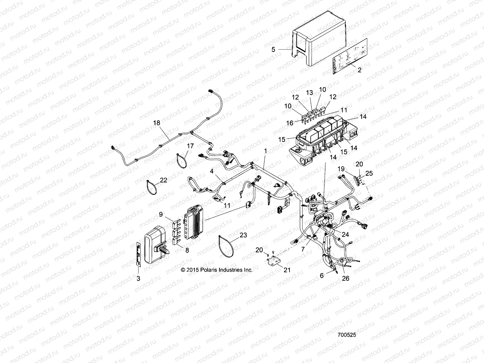 ELECTRICAL | ELECTRICAL, WIRE HARNESSES - R16RMAE4G8/G9/N8 (700525)