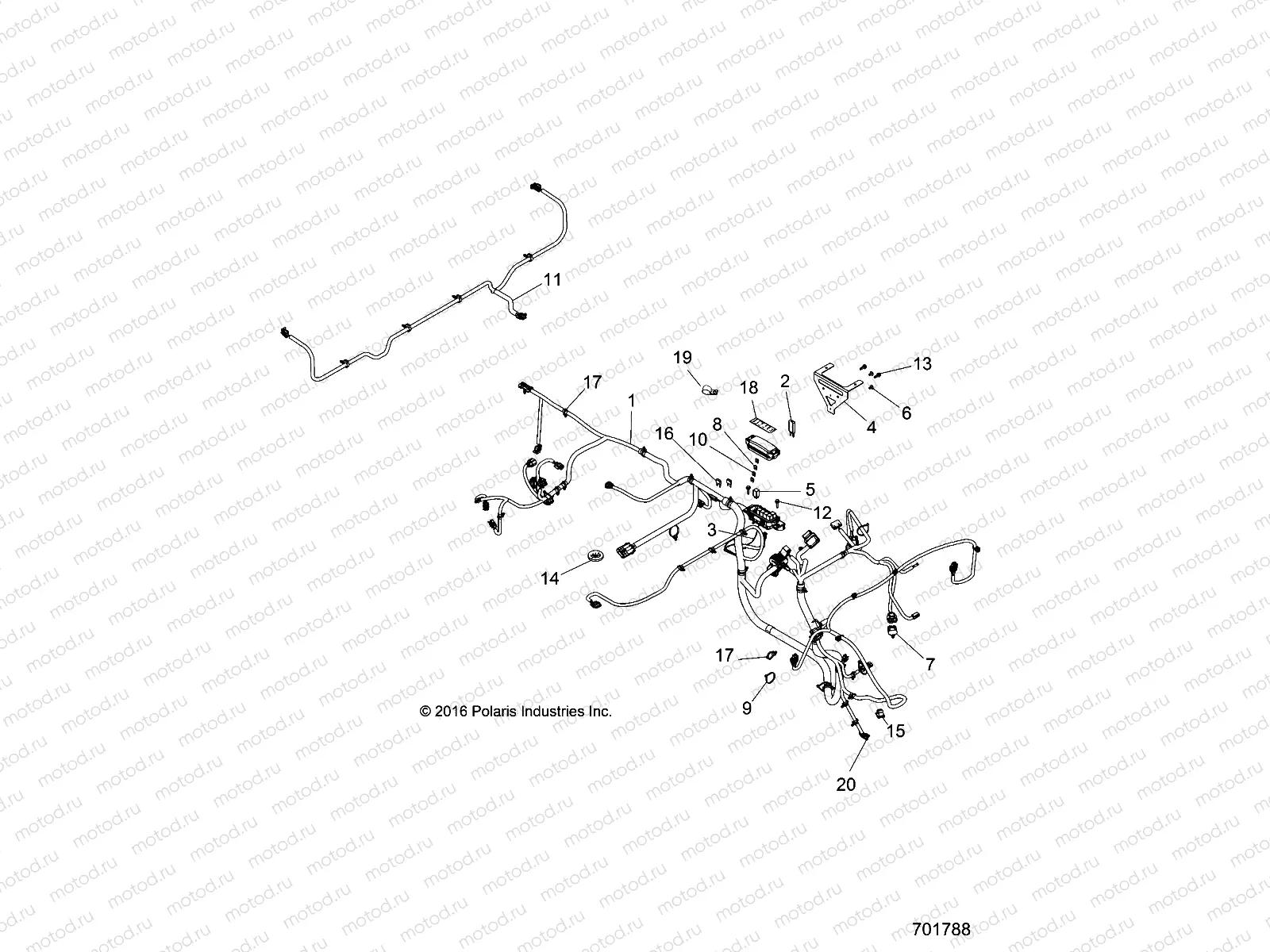 ELECTRICAL | ELECTRICAL, WIRE HARNESSES - R17RMA50A4/A1 (701788)