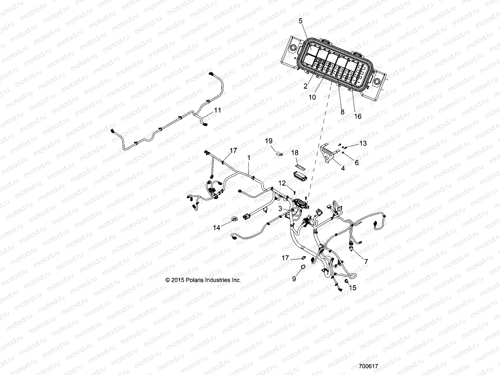 ELECTRICAL | ELECTRICAL, WIRE HARNESSES - R17RMA57A1/A9/E57AK (700617)