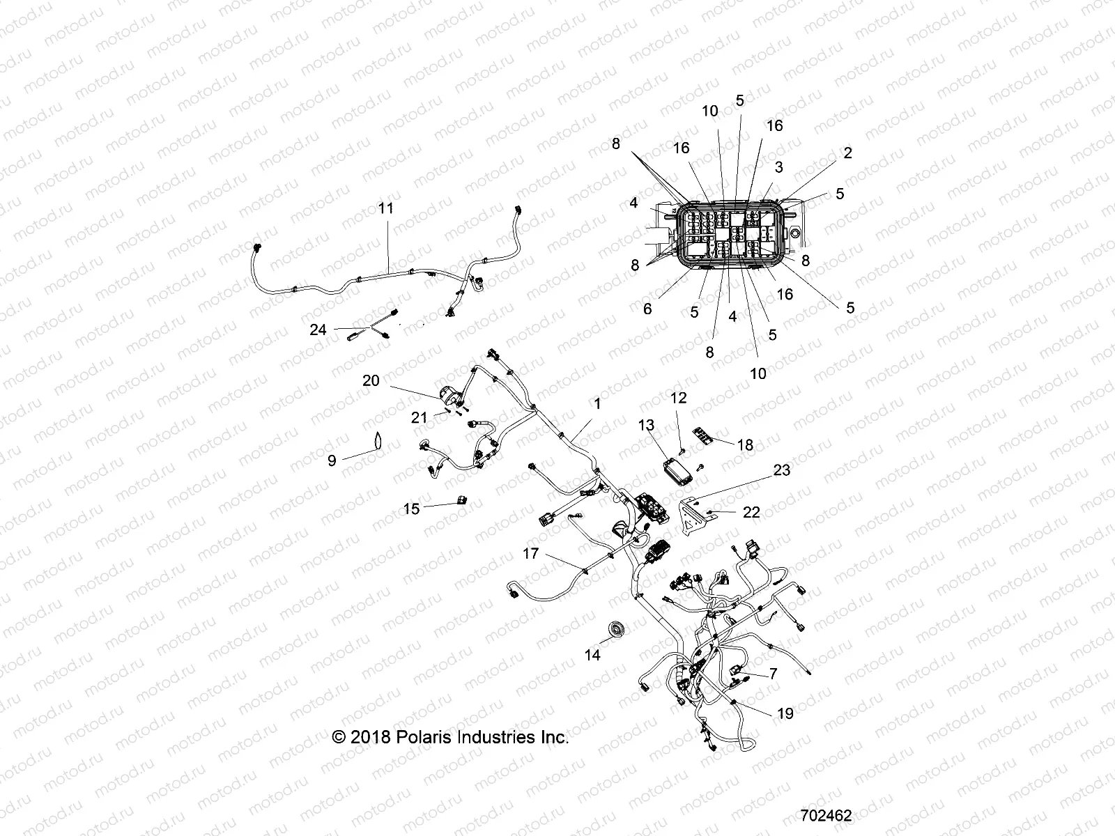 ELECTRICAL | ELECTRICAL, WIRE HARNESSES - R18RMA57F1/S57C1/F1/CV/T57C1 (702462)