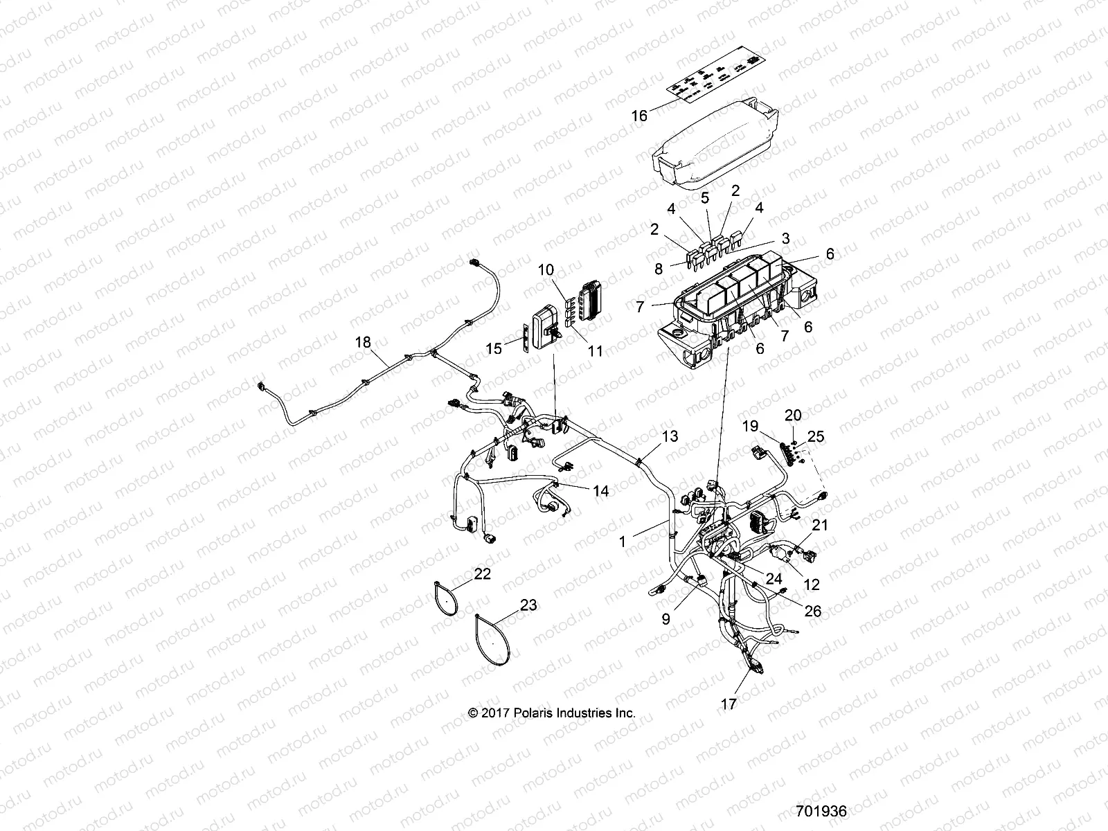 ELECTRICAL | ELECTRICAL, WIRE HARNESSES - R18RMAL4G9 (701936)