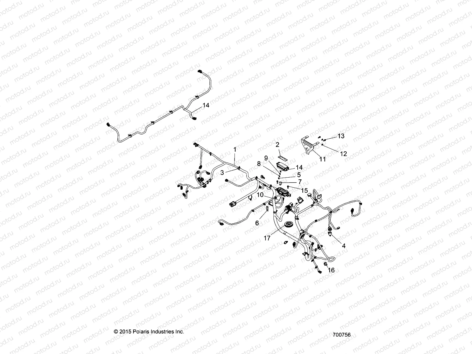 ELECTRICAL | ELECTRICAL, WIRE HARNESSES - R18RNE57NV (700756)