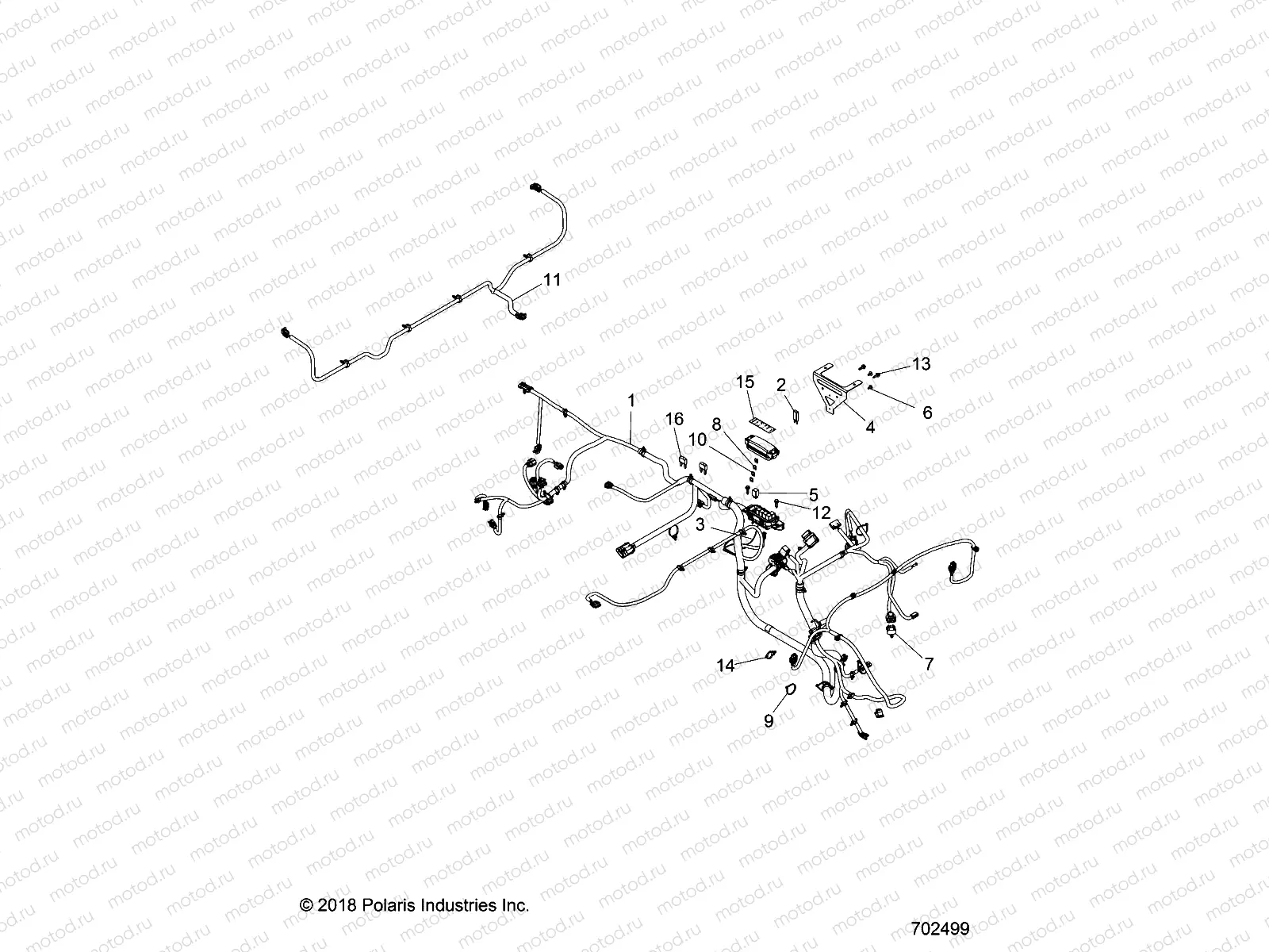 ELECTRICAL | ELECTRICAL, WIRE HARNESSES - R20CCA57A1/A7 (702499)