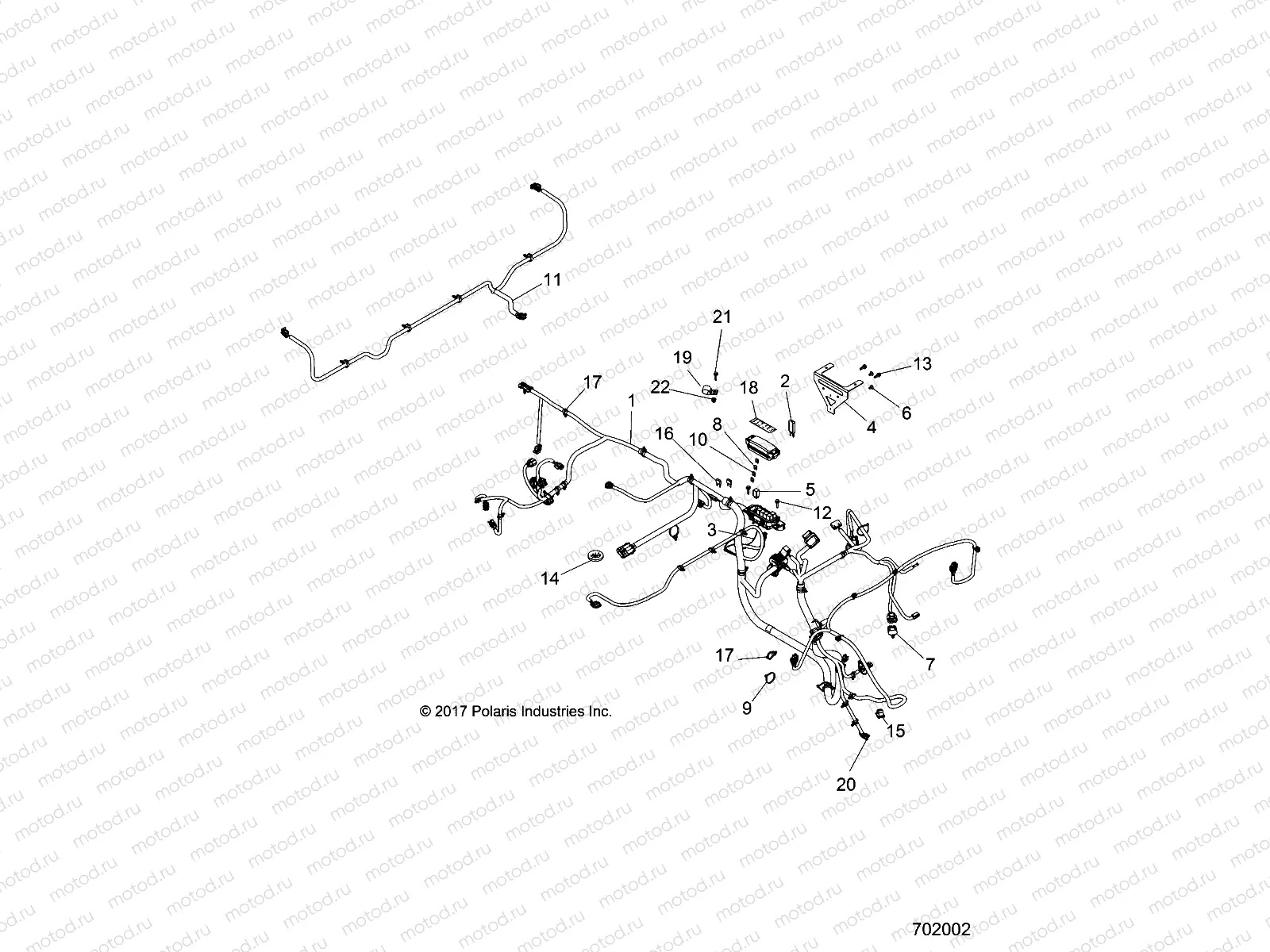 ELECTRICAL | ELECTRICAL, WIRE HARNESSES - R21RM250A1 (702002)
