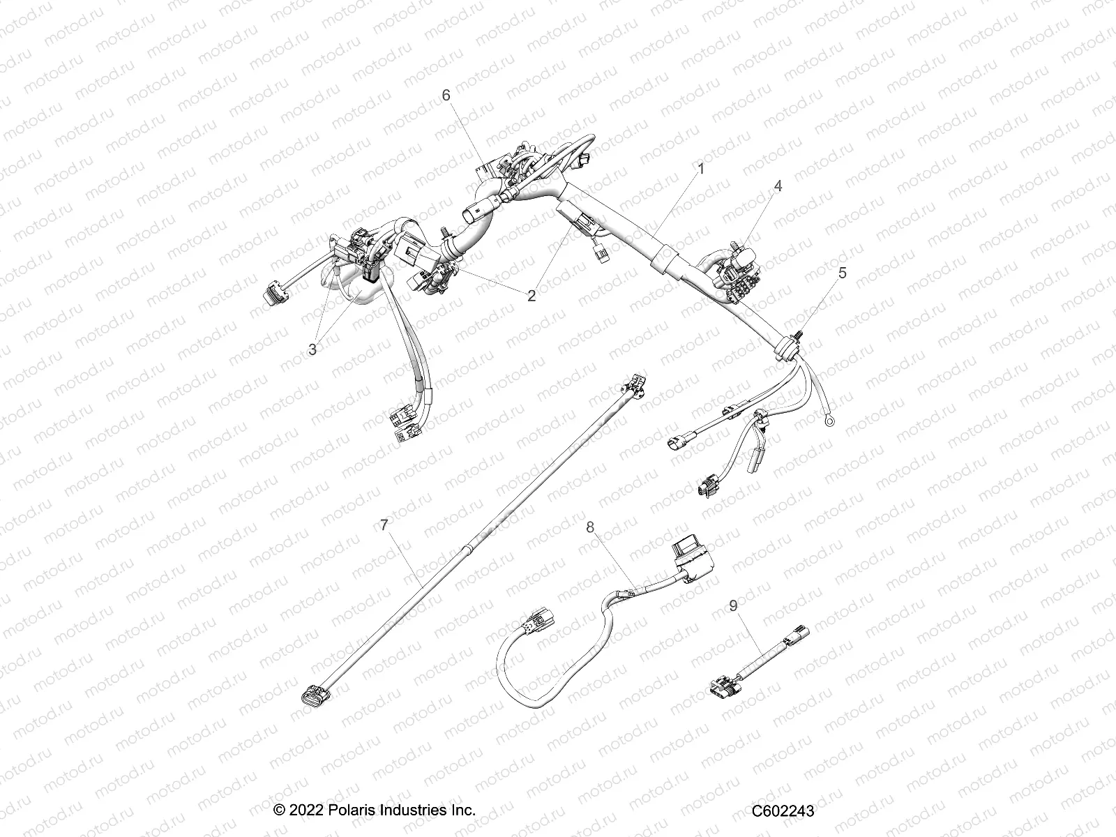 ELECTRICAL | ELECTRICAL, WIRE HARNESSES - S23MDX6DSA/6DEA (C602243)