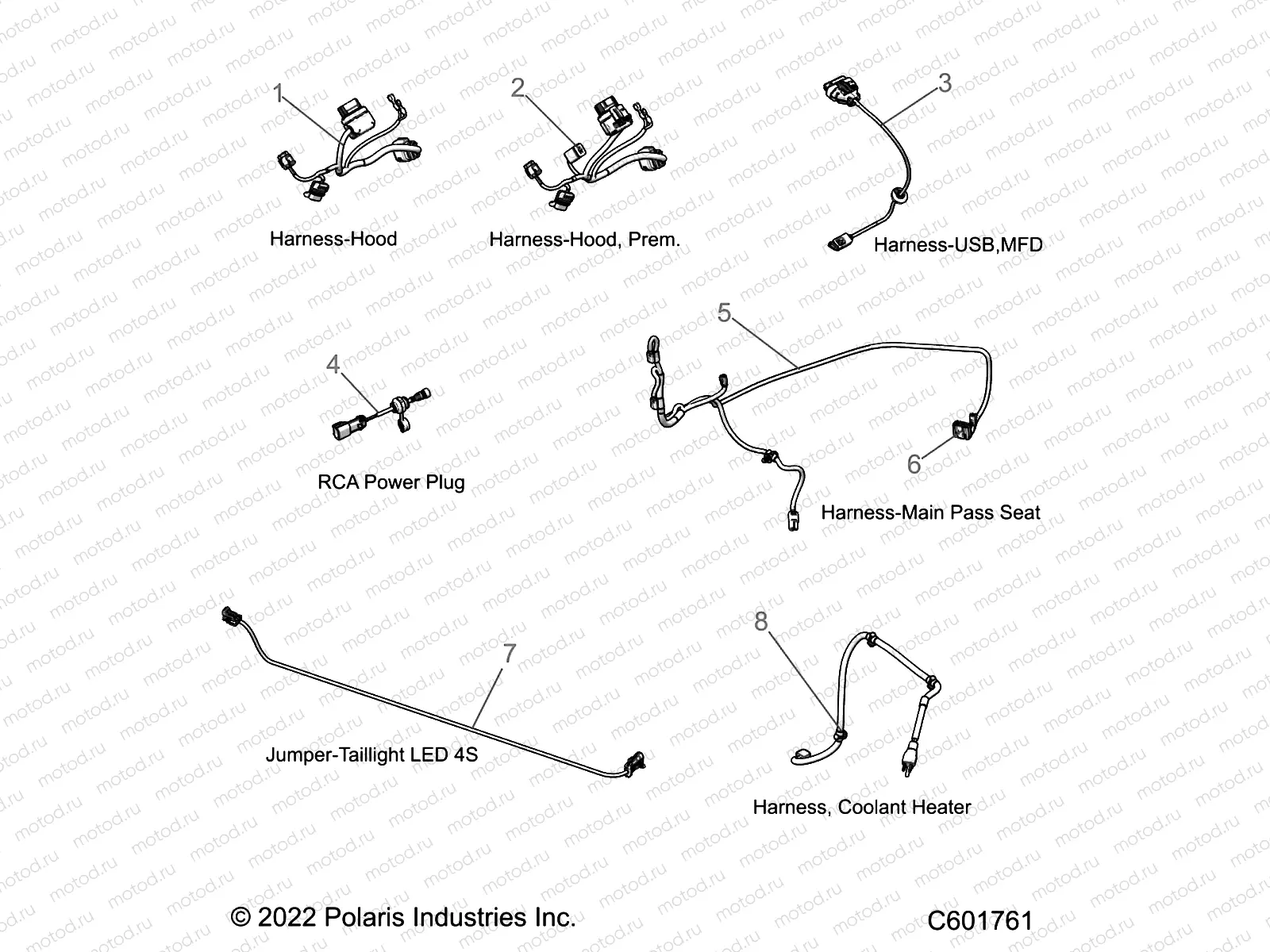 ELECTRICAL | ELECTRICAL, WIRE HARNESSES/JUMPERS - S23FJE9FS/9FE ALL OPTIONS (C601761)