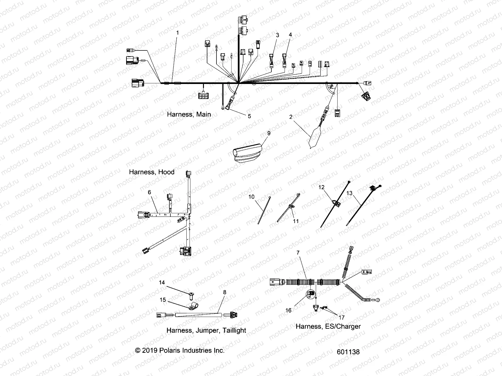 ELECTRICAL | ELECTRICAL, WIRING HARNESSES - S20CFE5BSL (601138)