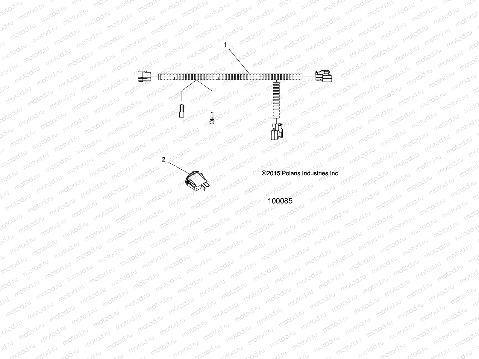 ELECTRICAL | ELECTRICAL, WORKLIGHT HARNESS - A16SXD95A9 (100085)