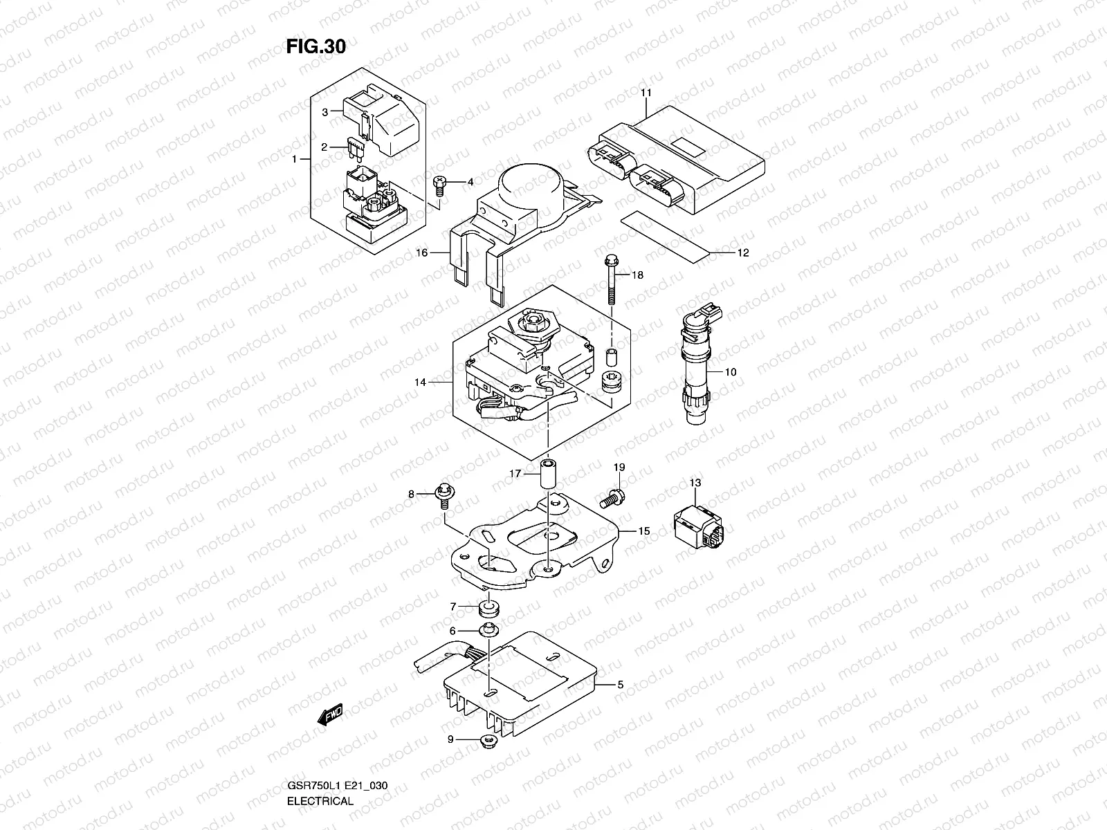 ELECTRICAL (GSR750L1 E21)