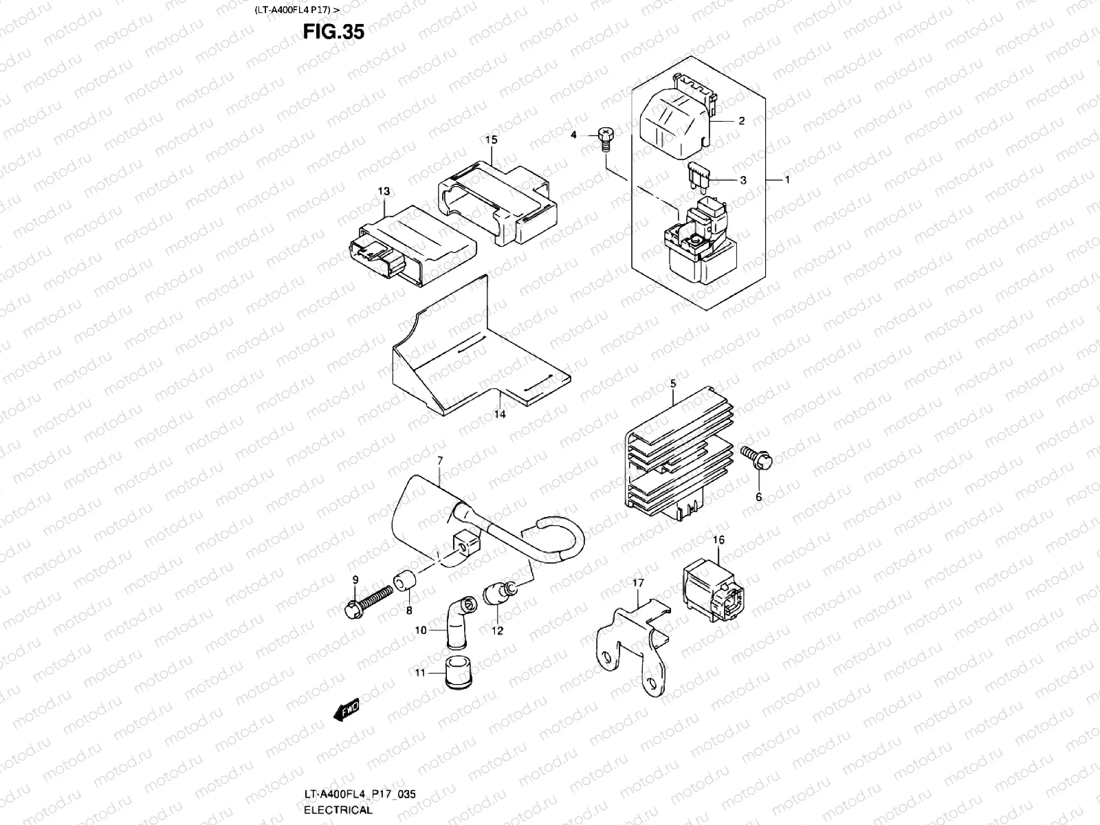 ELECTRICAL (LT-A400FL4 P17)
