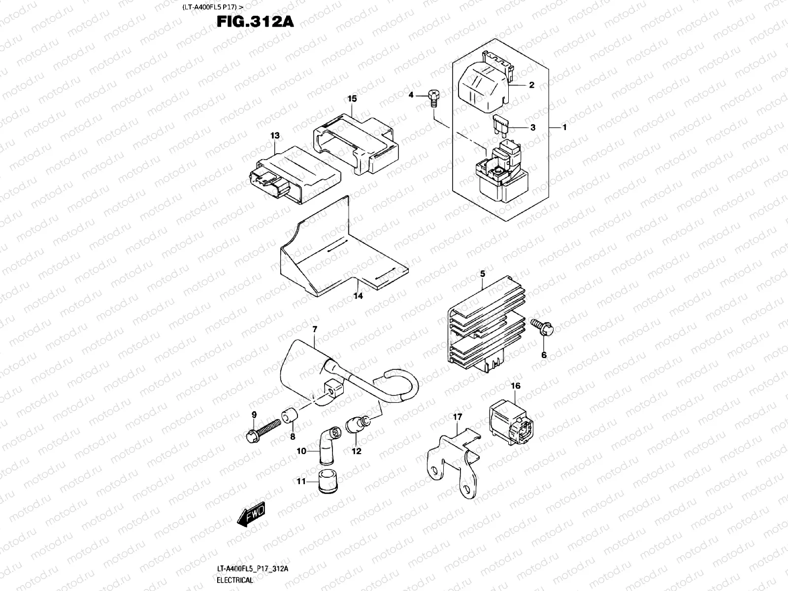 ELECTRICAL (LT-A400FL5 P17)