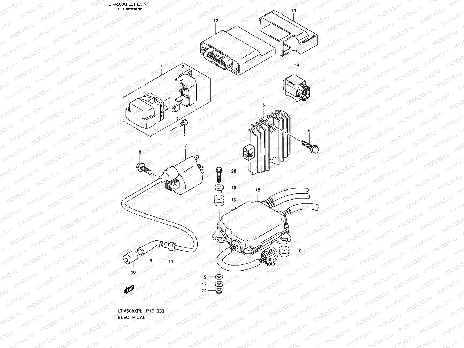 ELECTRICAL (LT-A500XPL1 P17)