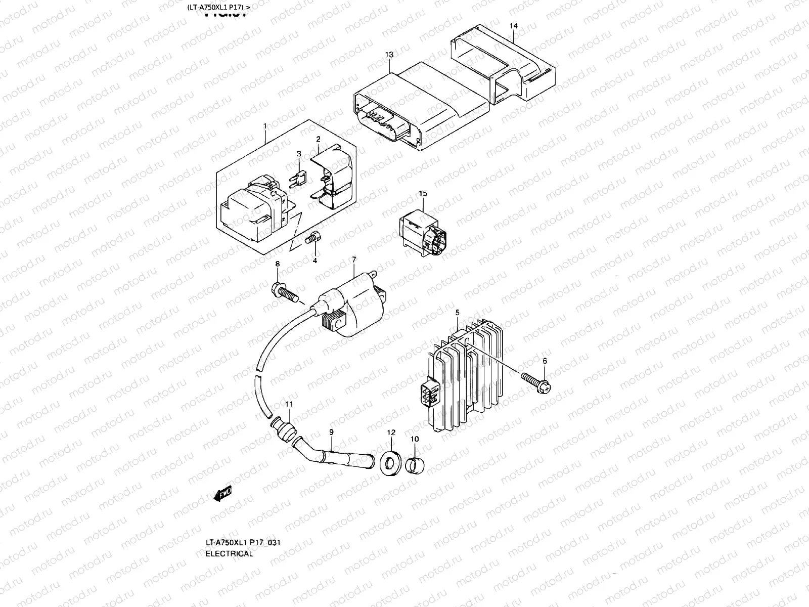 ELECTRICAL (LT-A750XL1 P17)