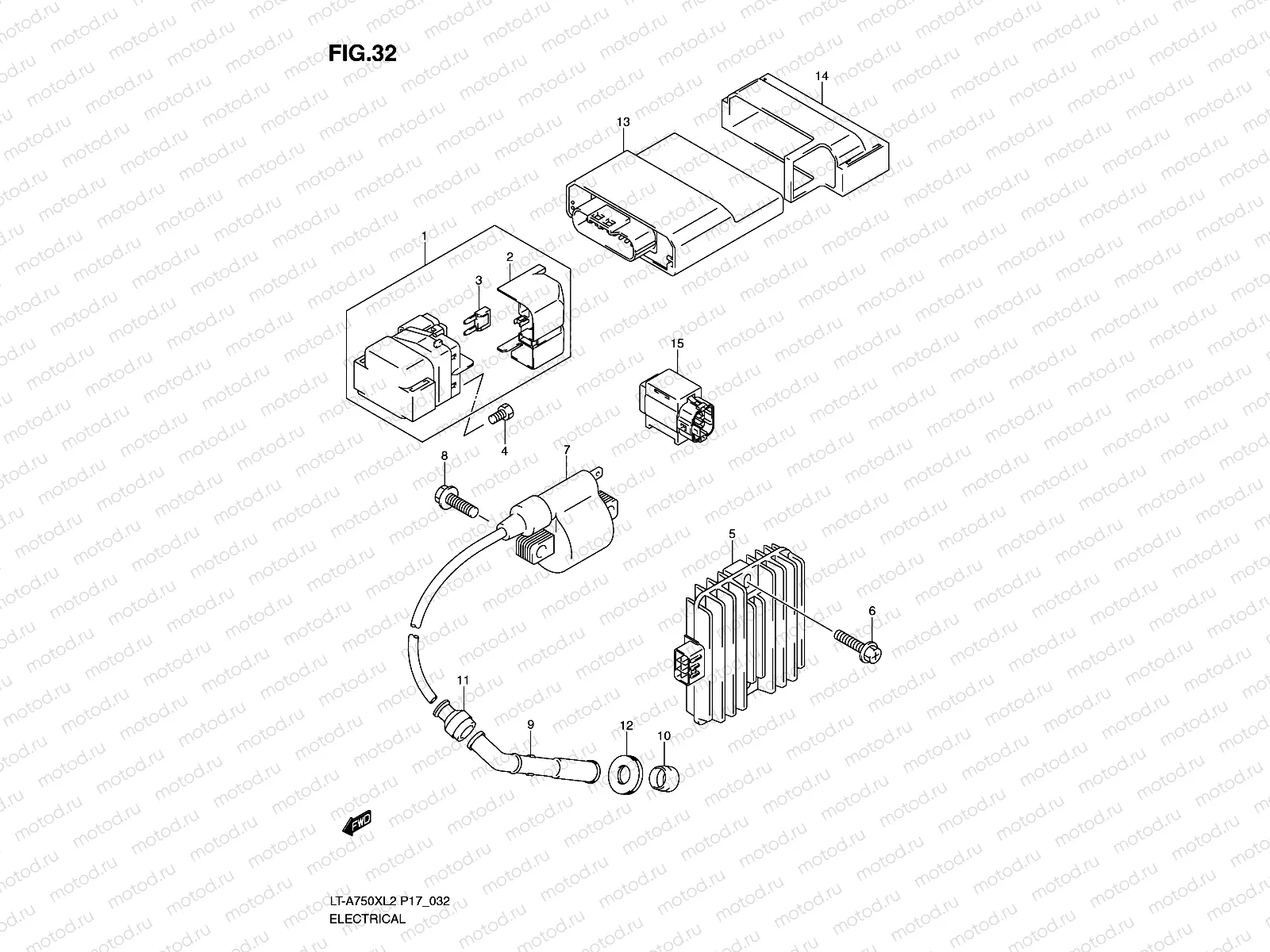 ELECTRICAL (LT-A750XL2 P17)
