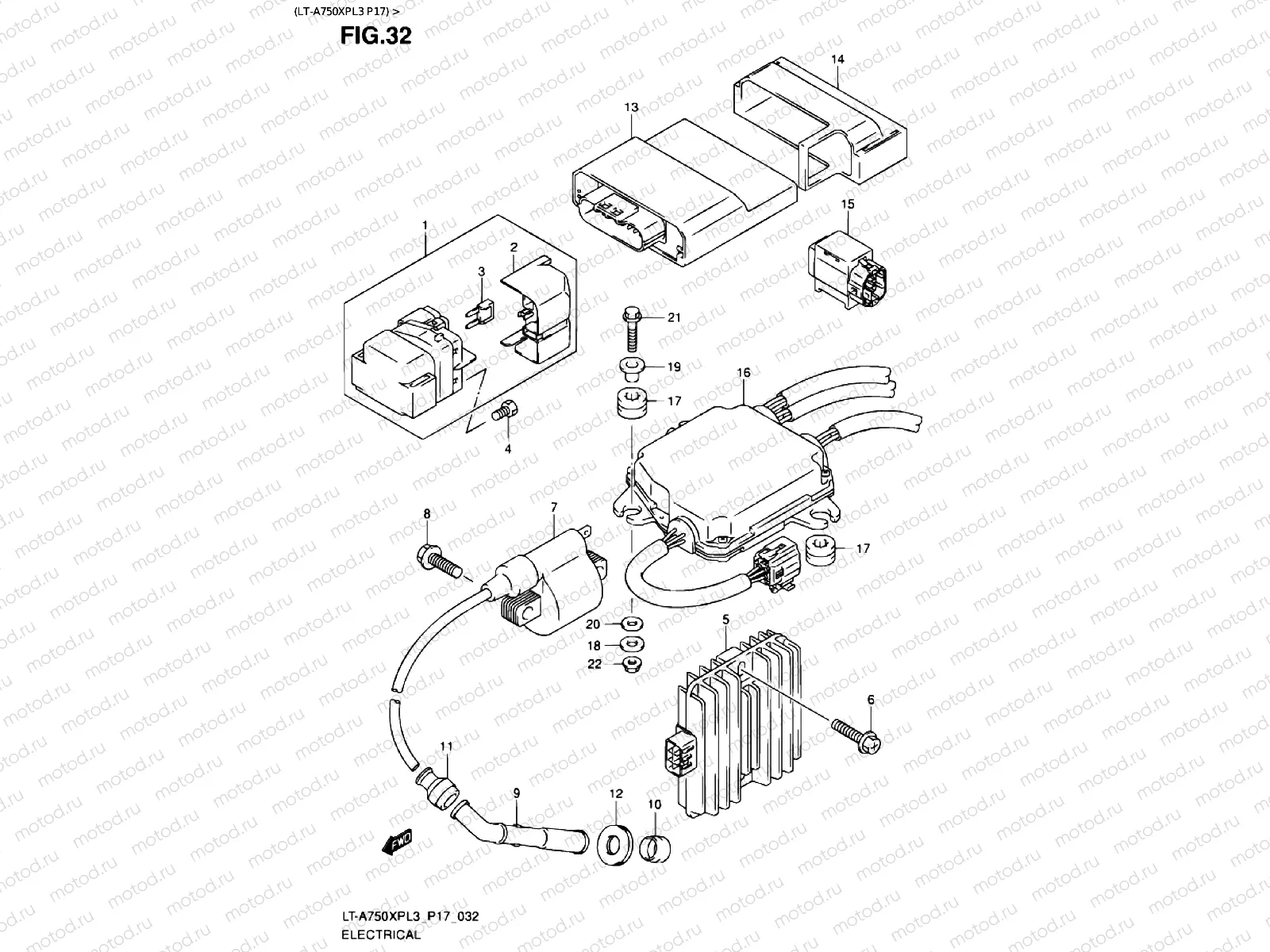 ELECTRICAL (LT-A750XPL3 P17)