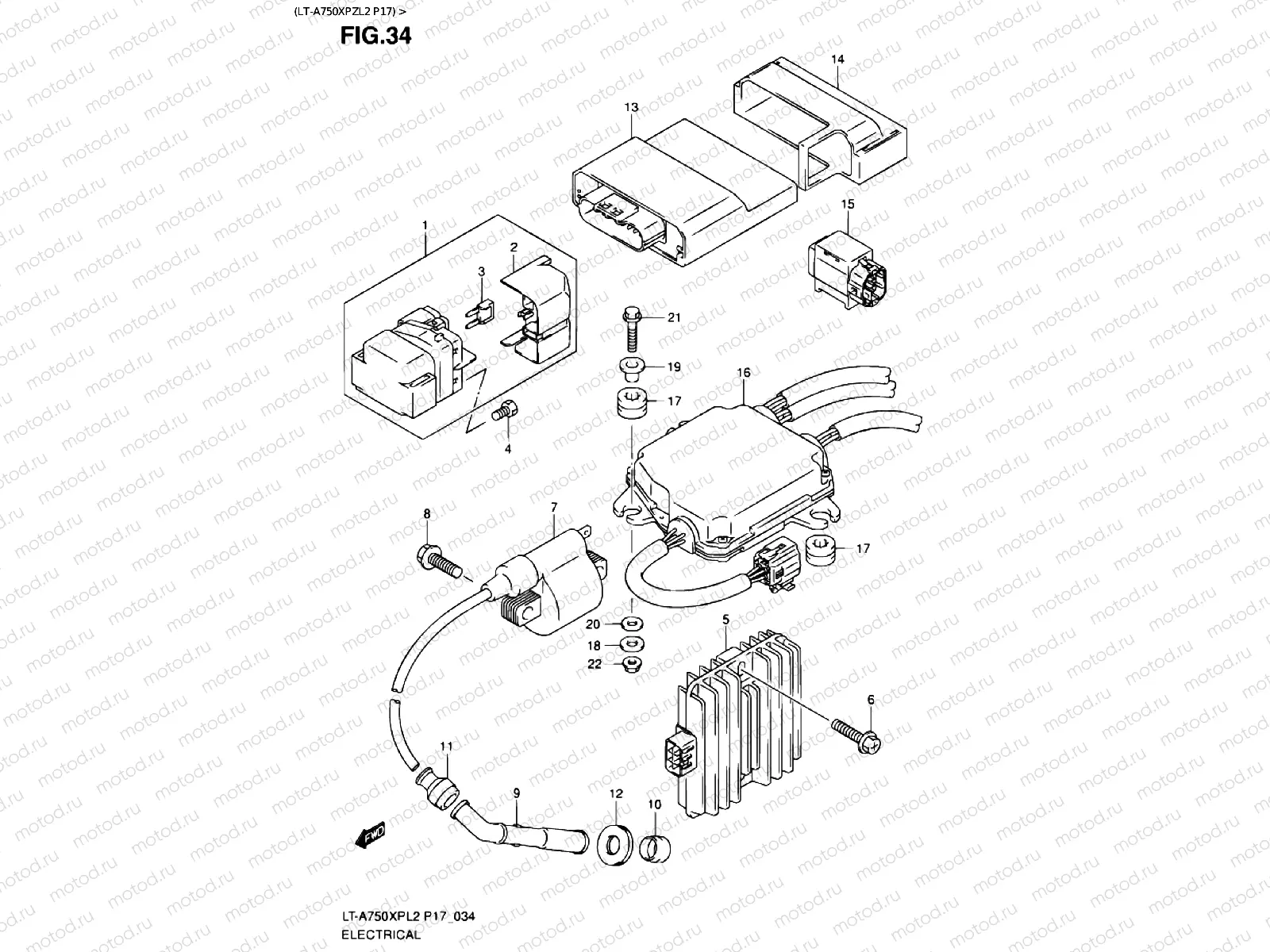 ELECTRICAL (LT-A750XPZL2 P17)