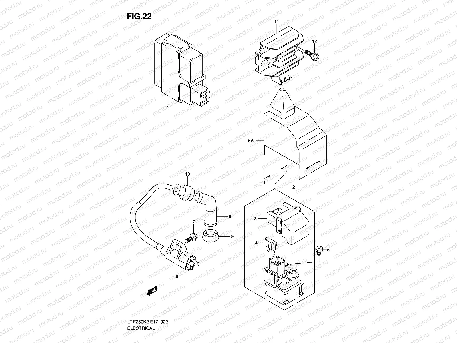 ELECTRICAL (LT-F250K2/K3/K4/K5/K6 E17,E24)