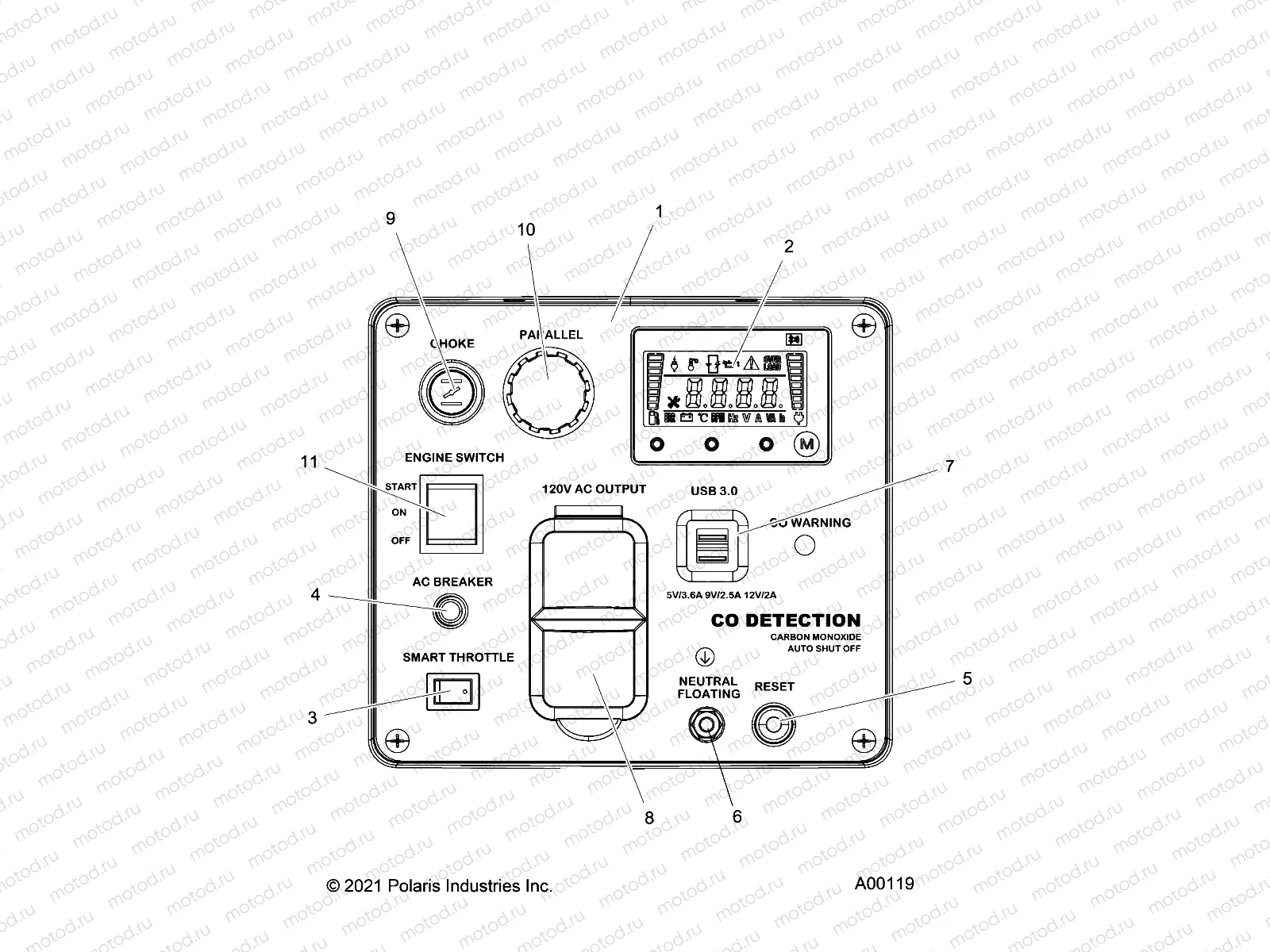 ELECTRICAL PANEL - P22GDGHNA (A00119) | ELECTRICAL PANEL - P22GDGHNA (A00119)