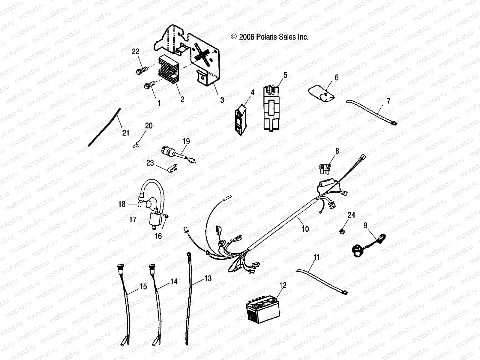 ELECTRICAL PARTS - A07PB20AA/AD (49ATVELECT07PHX) | ELECTRICAL PARTS - A07PB20AA/AD (49ATVELECT07PHX)